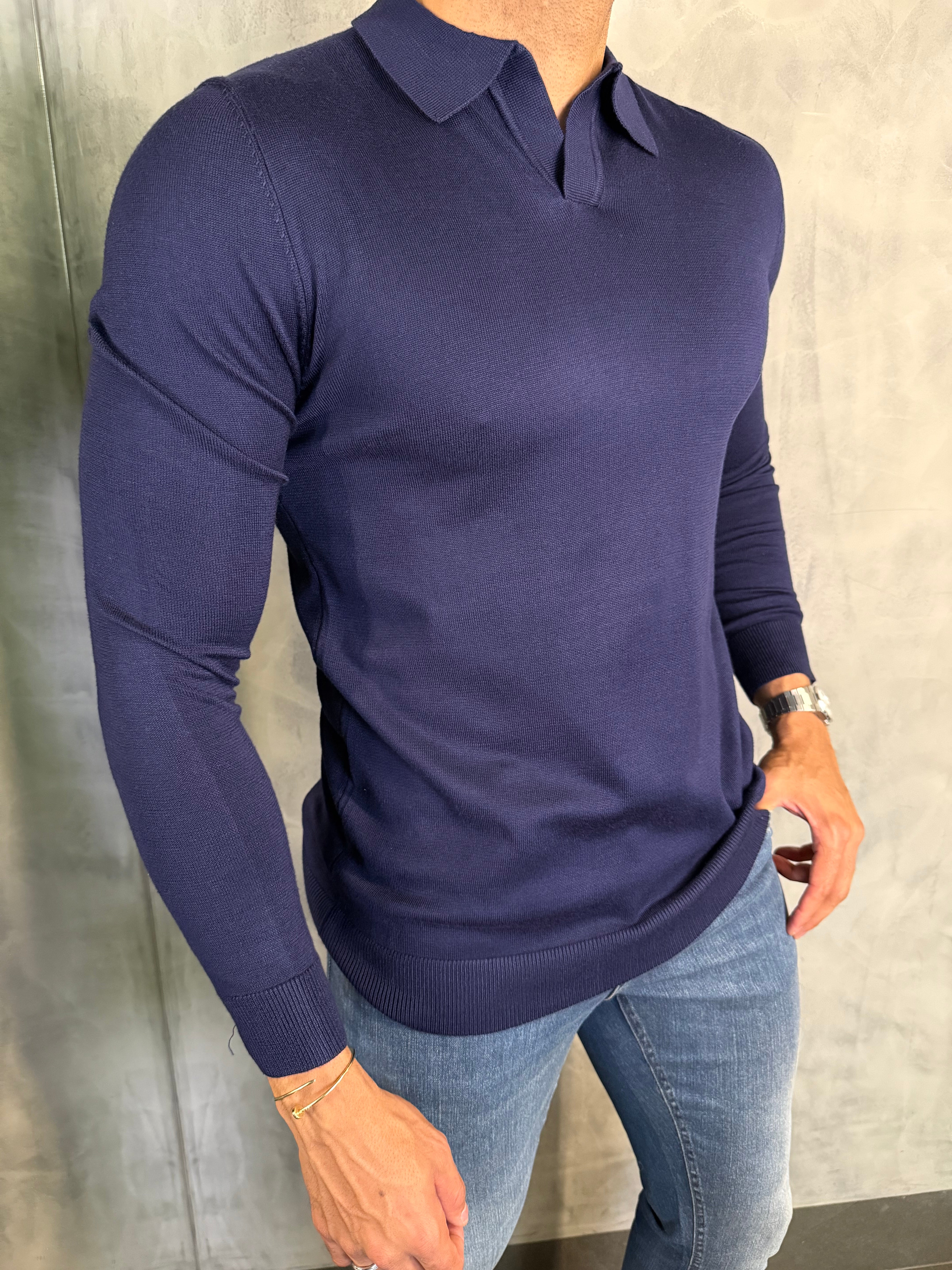 POLO M/L TRICOT PONTO H