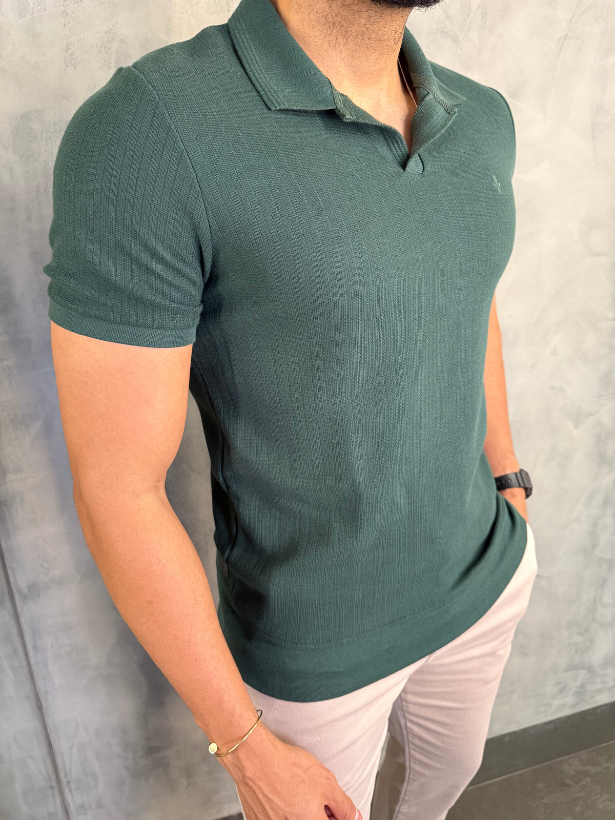 POLO TRICOT DLZ VERDE FLORESTA