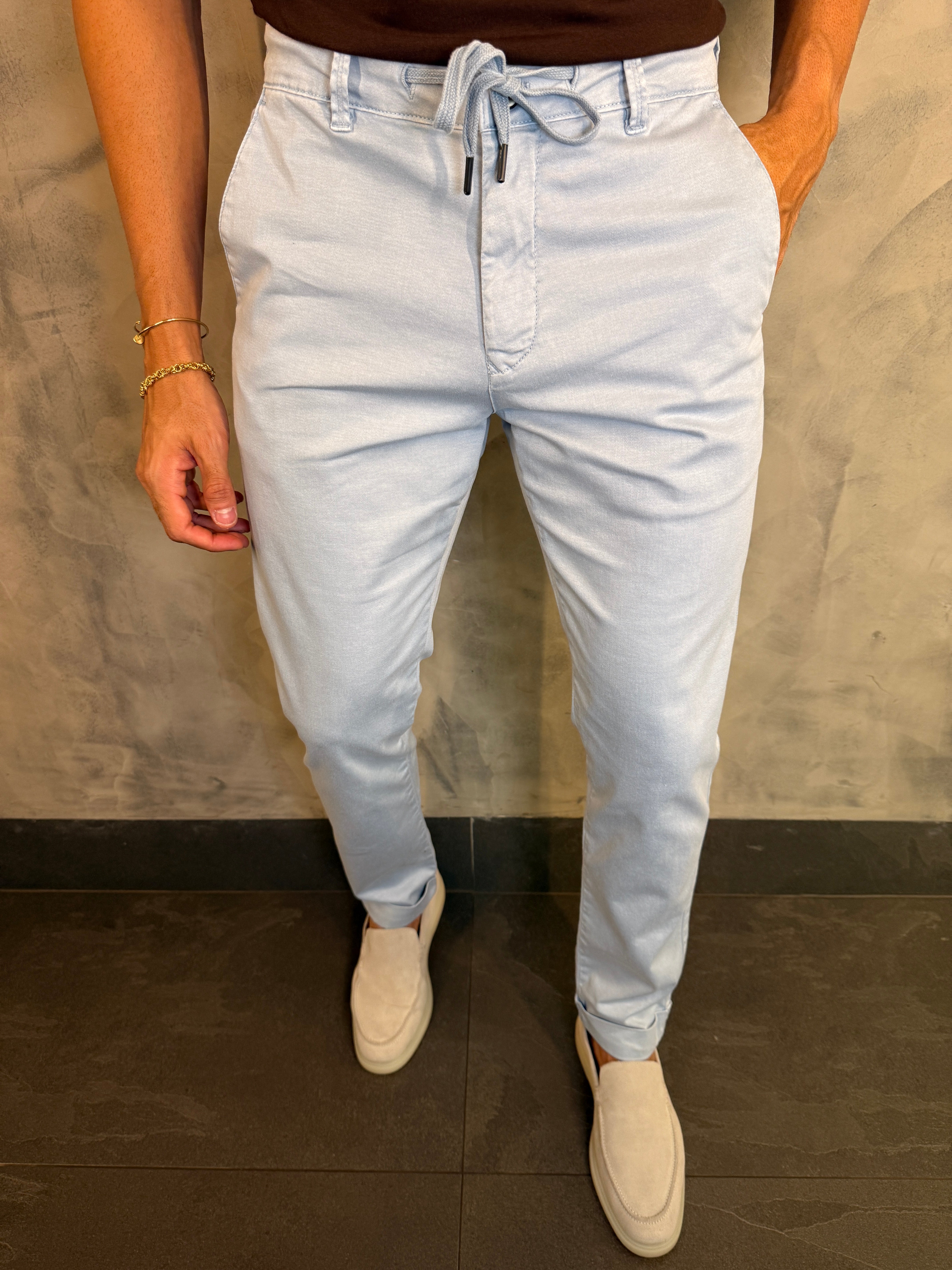CALÇA SARJA MOLETOM SKINNY PONTO H