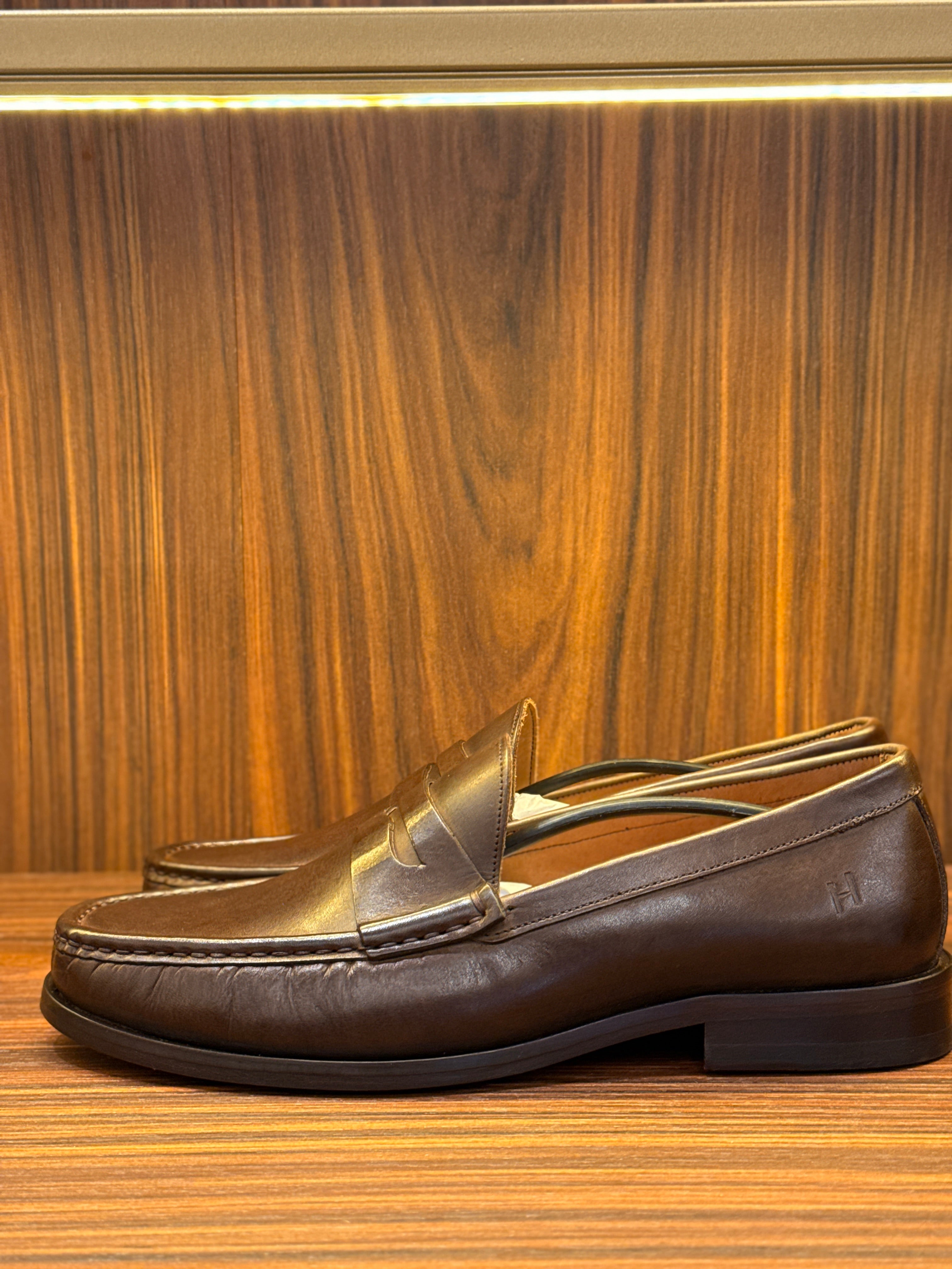 LOAFER SAVILLE COURO LISO ARMIATHO MOCA