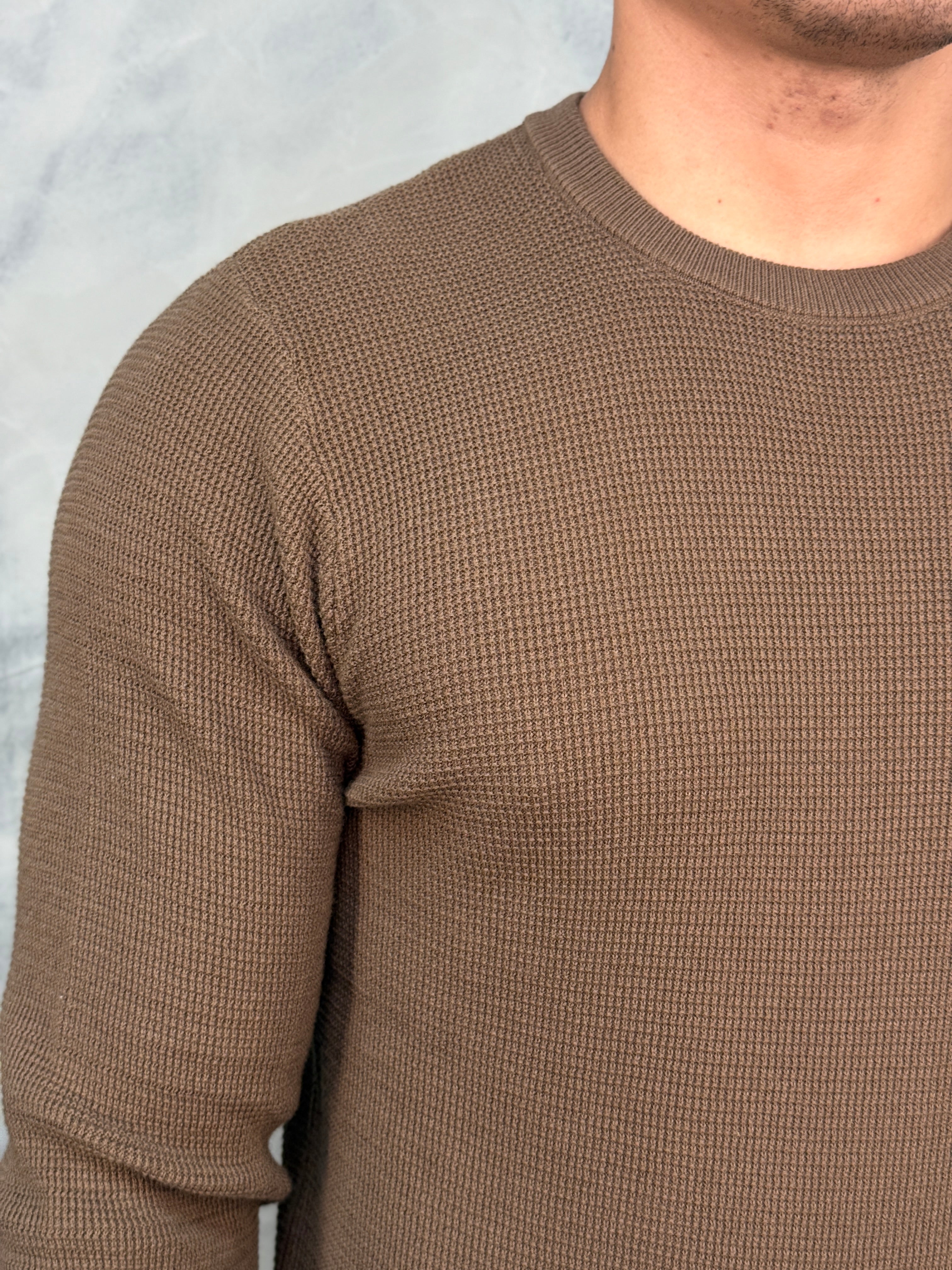 SUETER TRICOT JACQUARD PONTO H