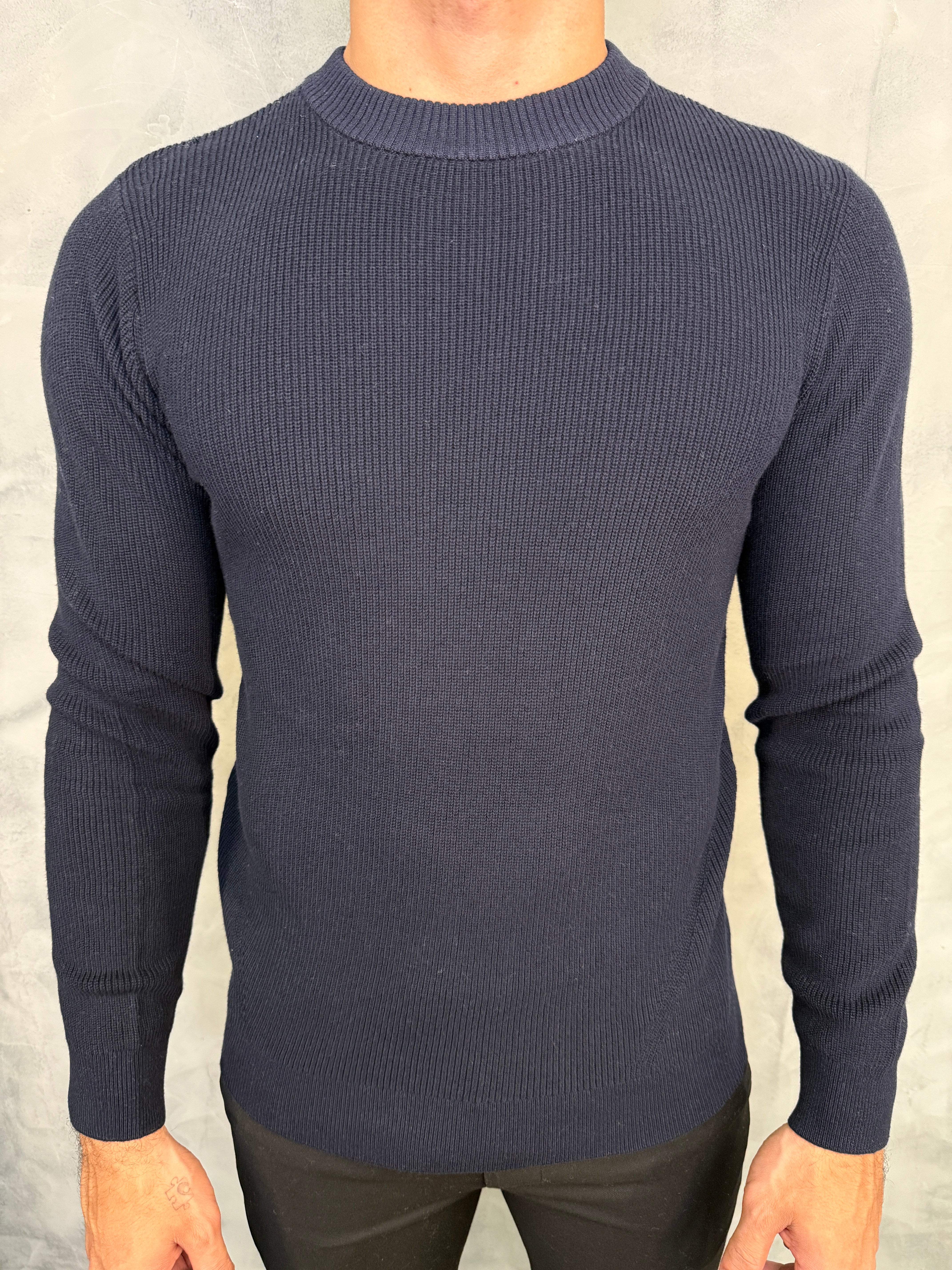SUETER TRICOT TEXTURA ALGODÃO PONTO H