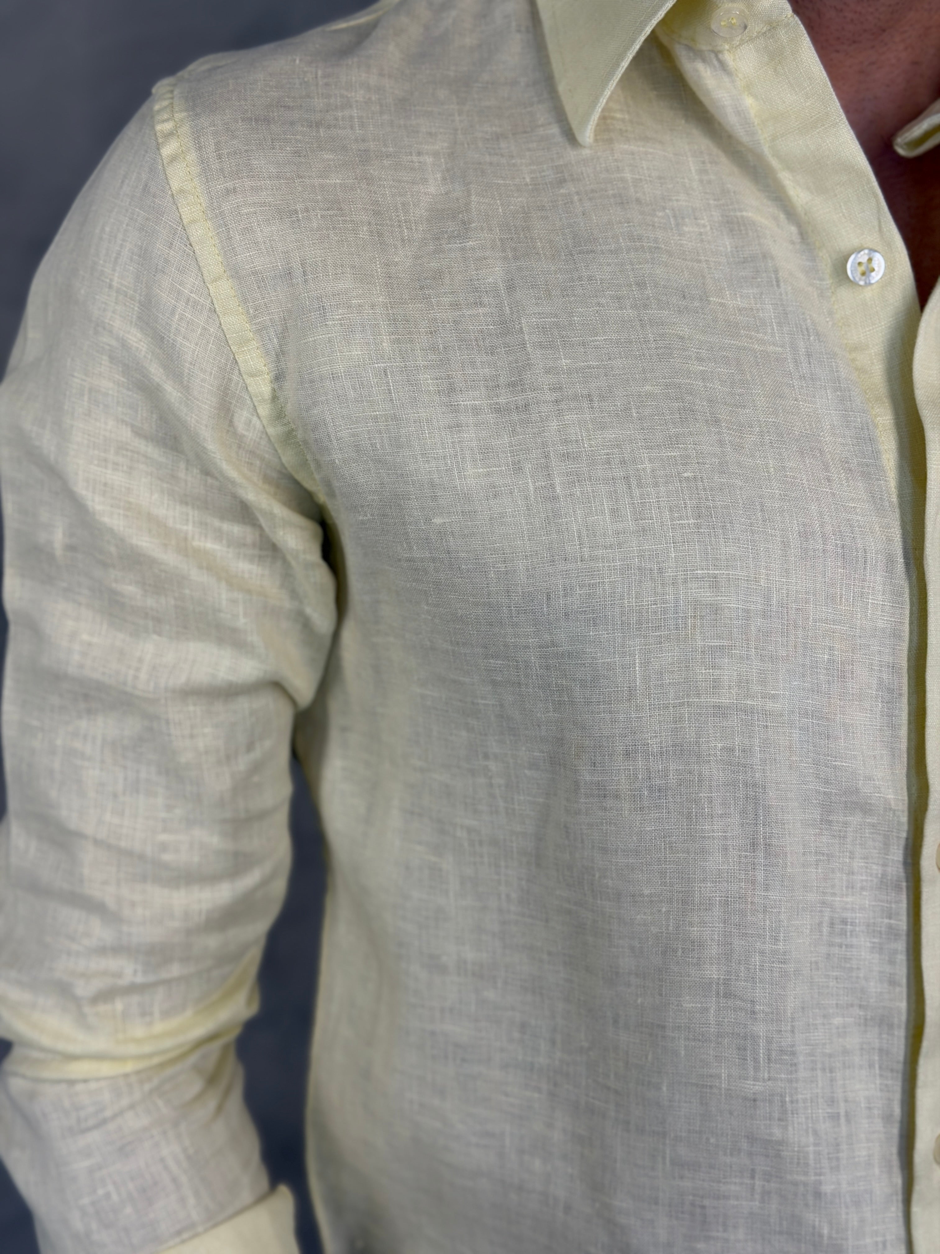 CAMISA M/L OASIS PURO LINHO PONTO H