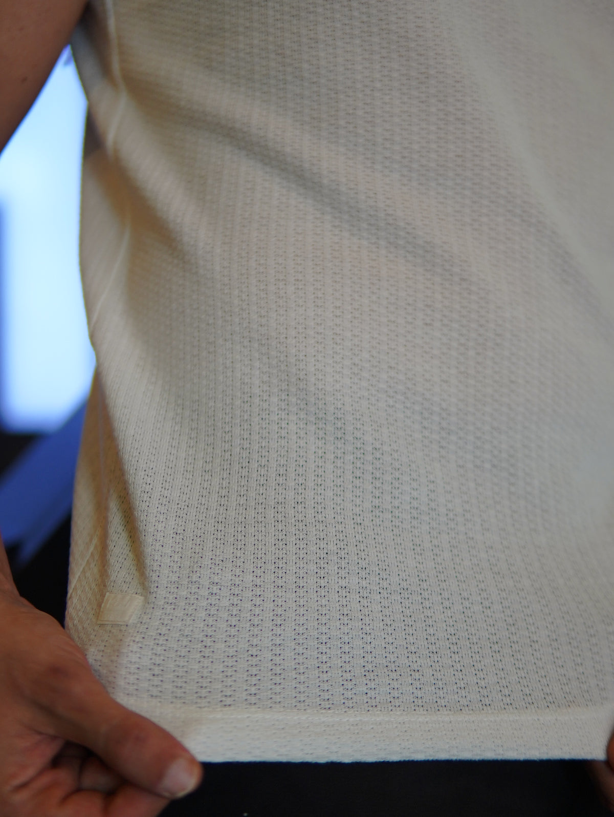 CAMISETA TRICOT SLIM KINGEJOE OFF WHITE