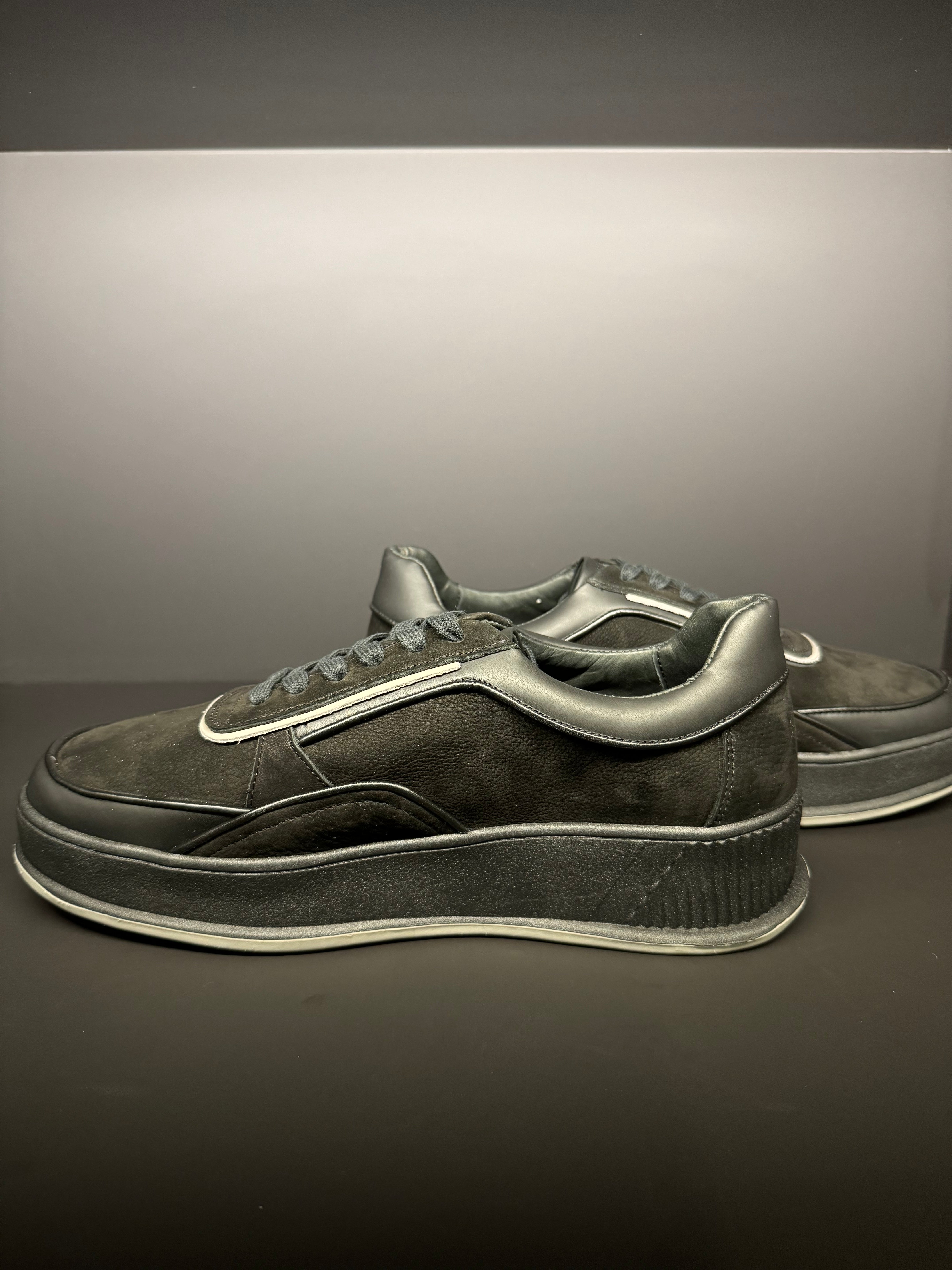 SNEAKER STUTTGART ALL BLACK PONTO H PRETO