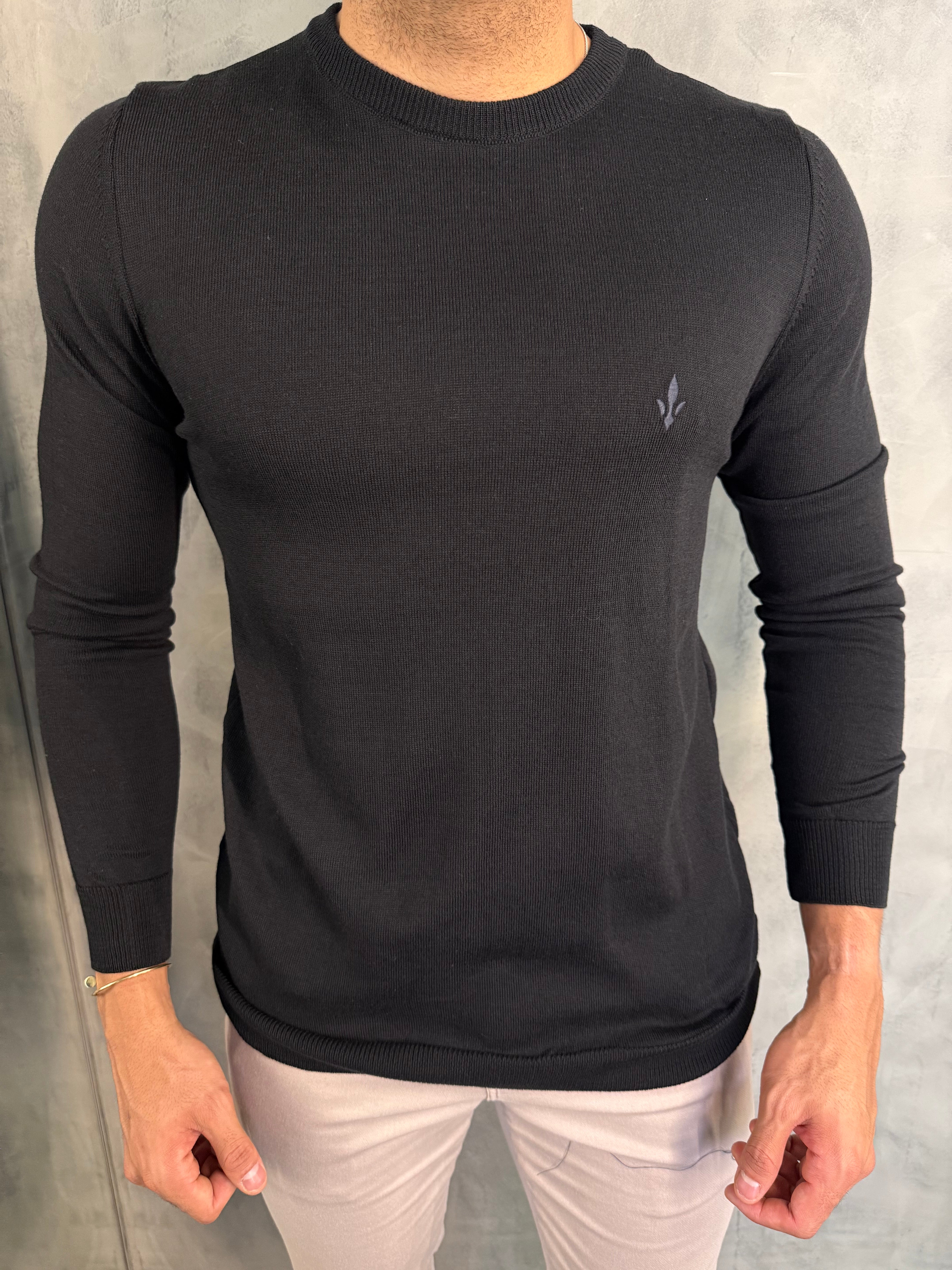SUÉTER TRICOT REGULAR M/L DLZ PRETO