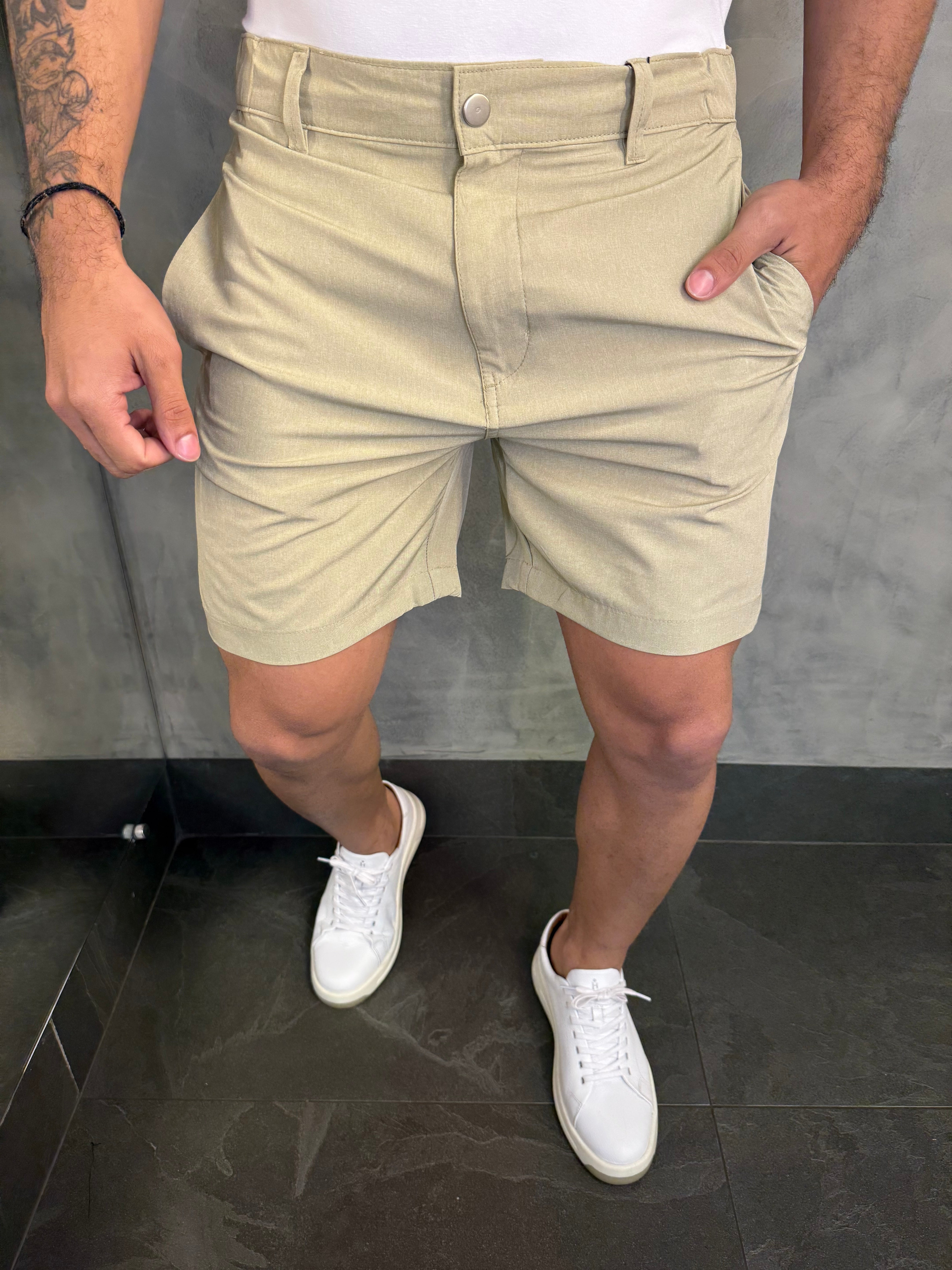 BERMUDA TECH FLORIPA PONTO H KHAKI