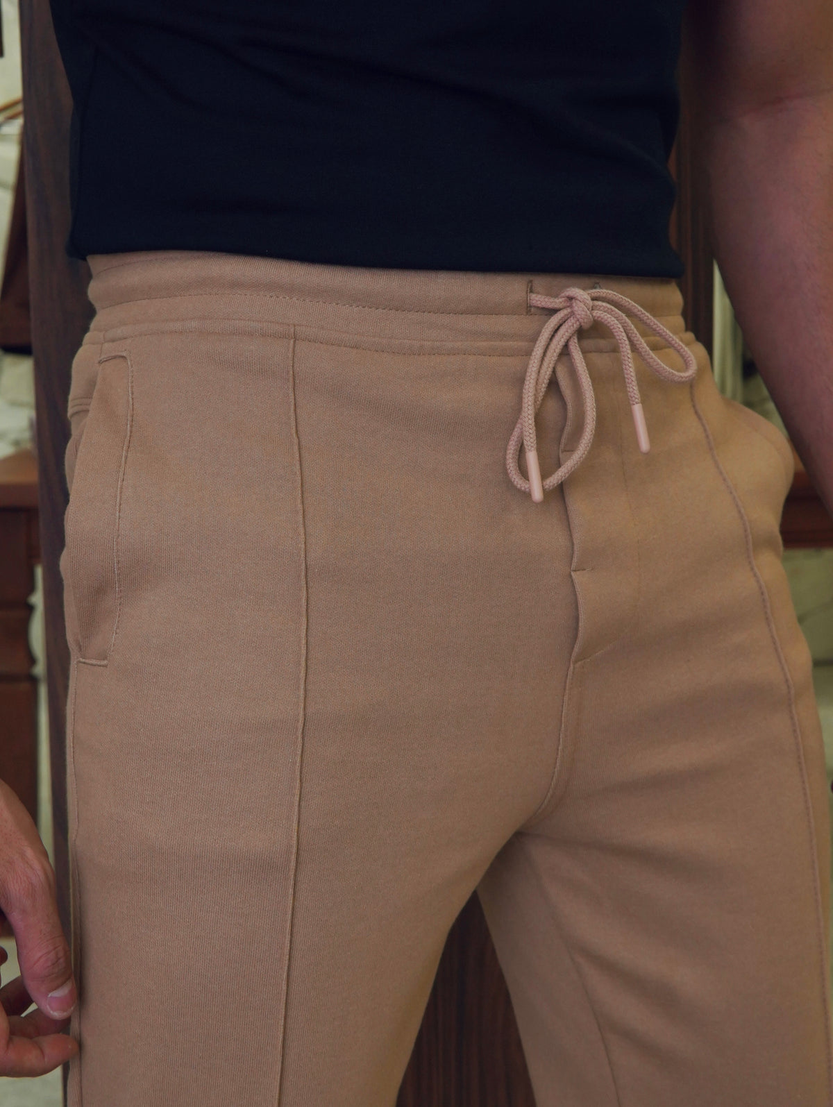 CALÇA ALF. MALHA DLZ MARROM TEDDY