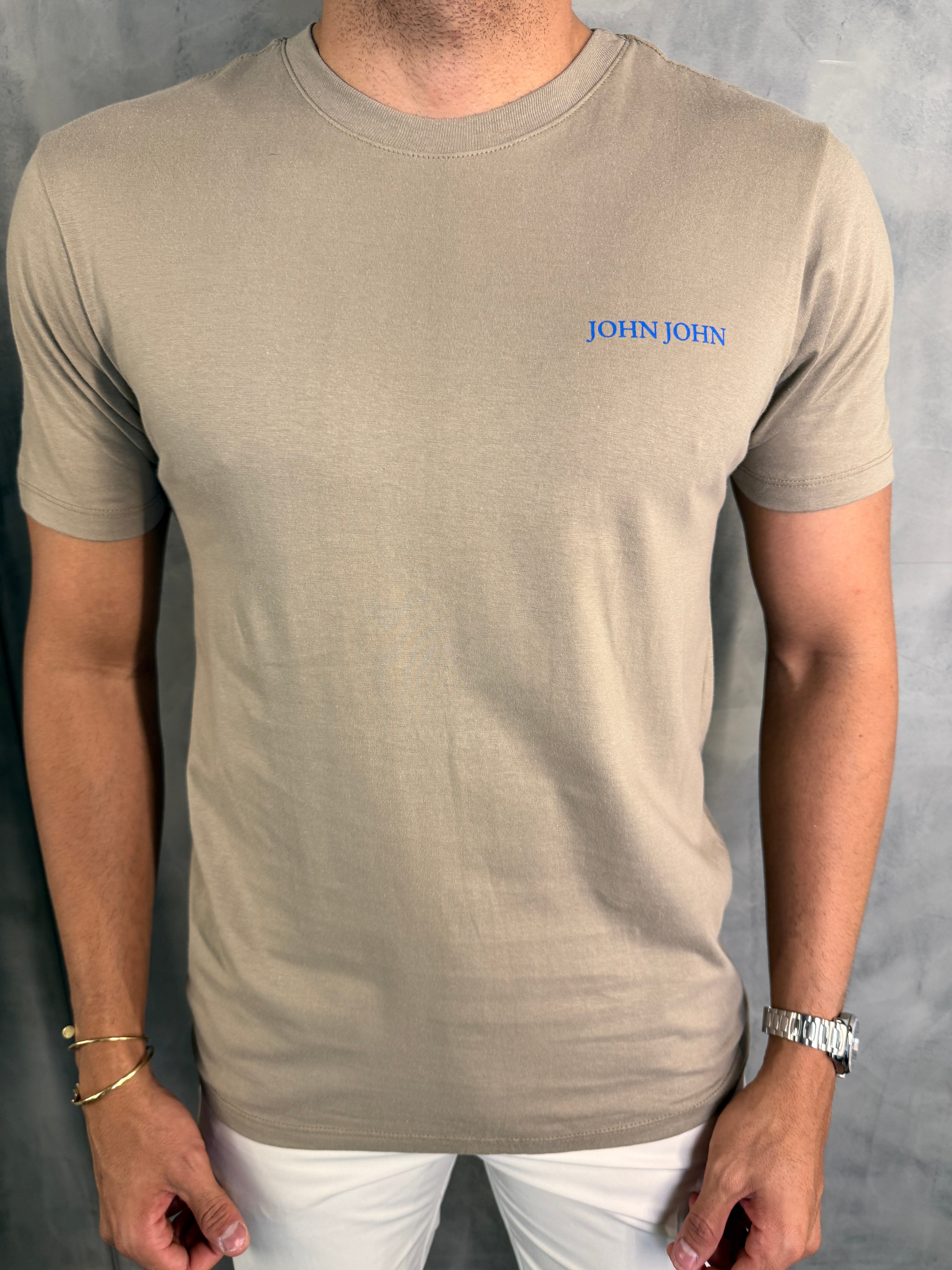 T SHIRT RG SUMMER PARTY JOHN JOHN MARROM MÉDIO