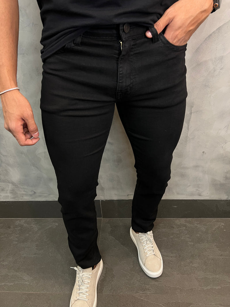 CALÇA JEANS SLIM KINGEJOE PRETO