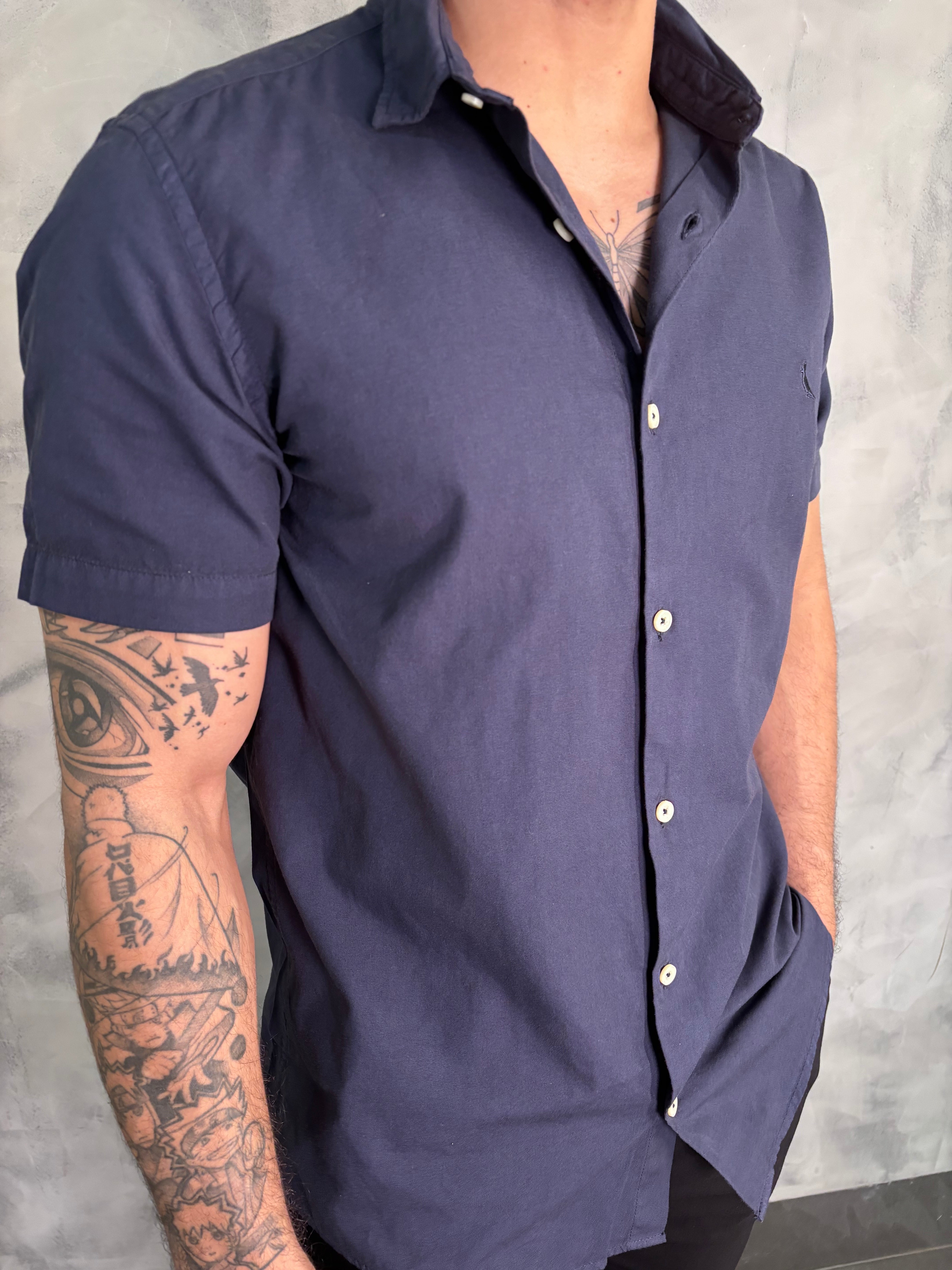 CAMISA M/C NOVA PARATY RESERVA MARINHO