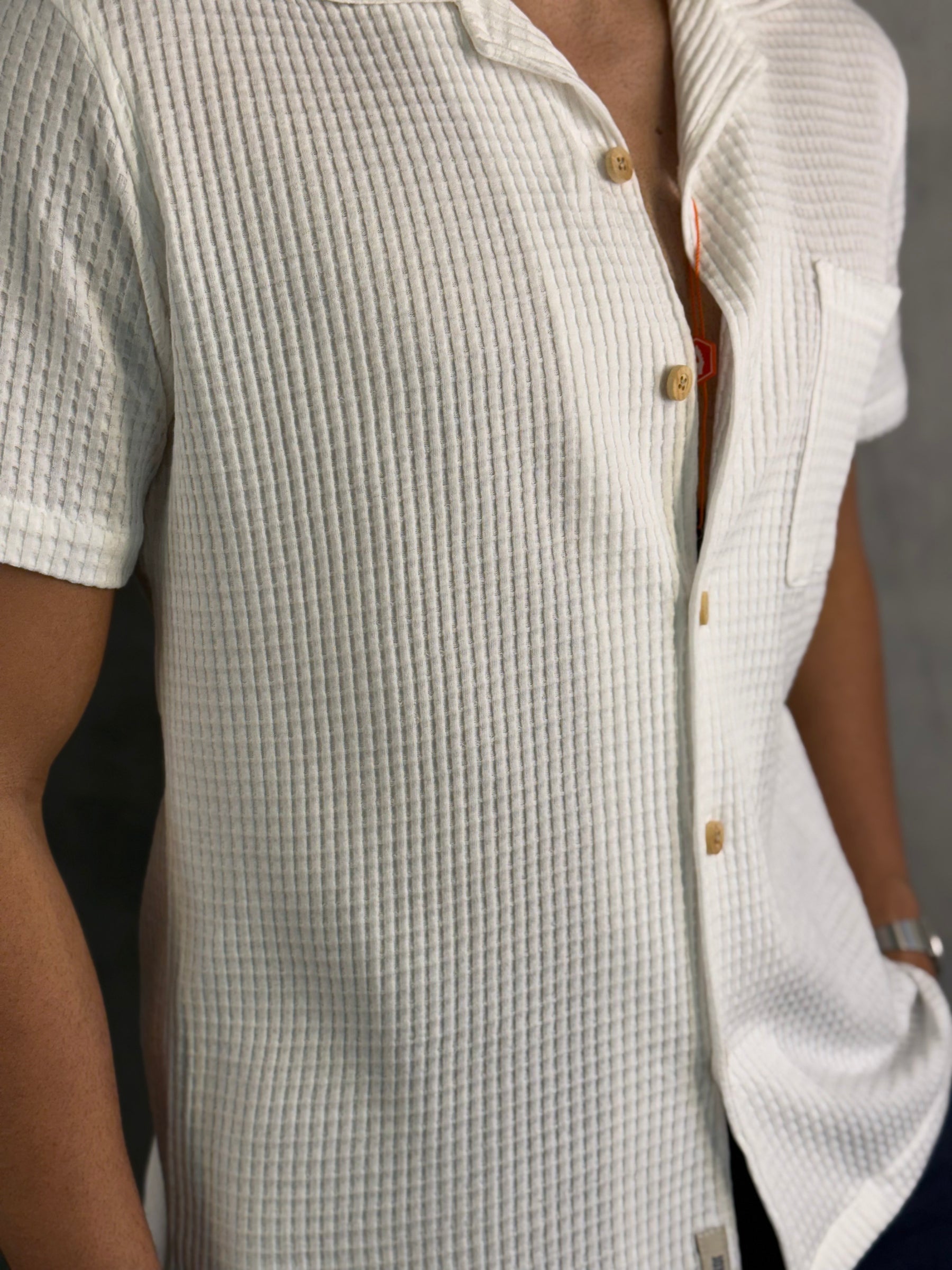 CAMISA M/C WAFFLE ANKOR