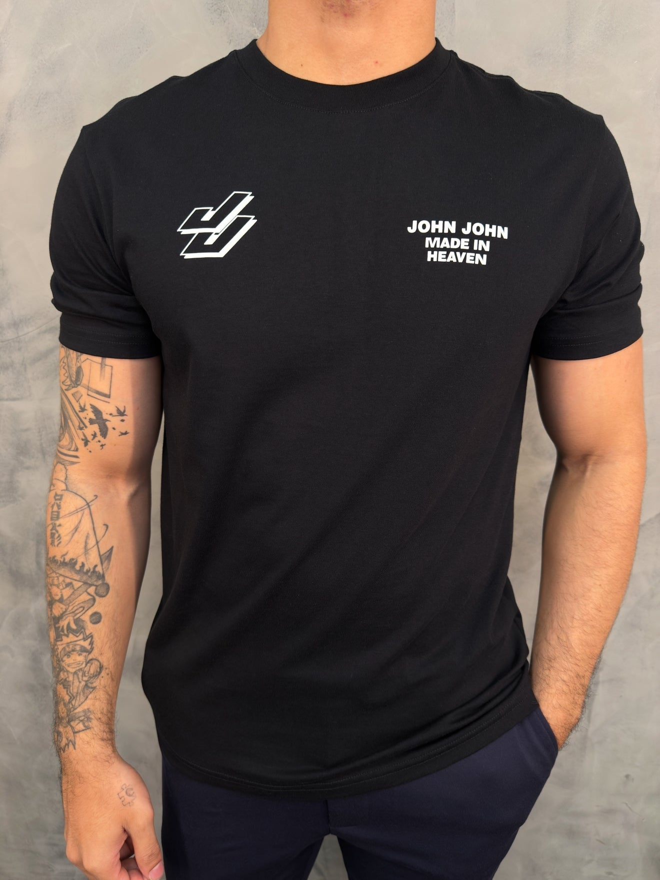 T SHIRT RG PC BEST LIFE BLK JOHN JOHN PRETO