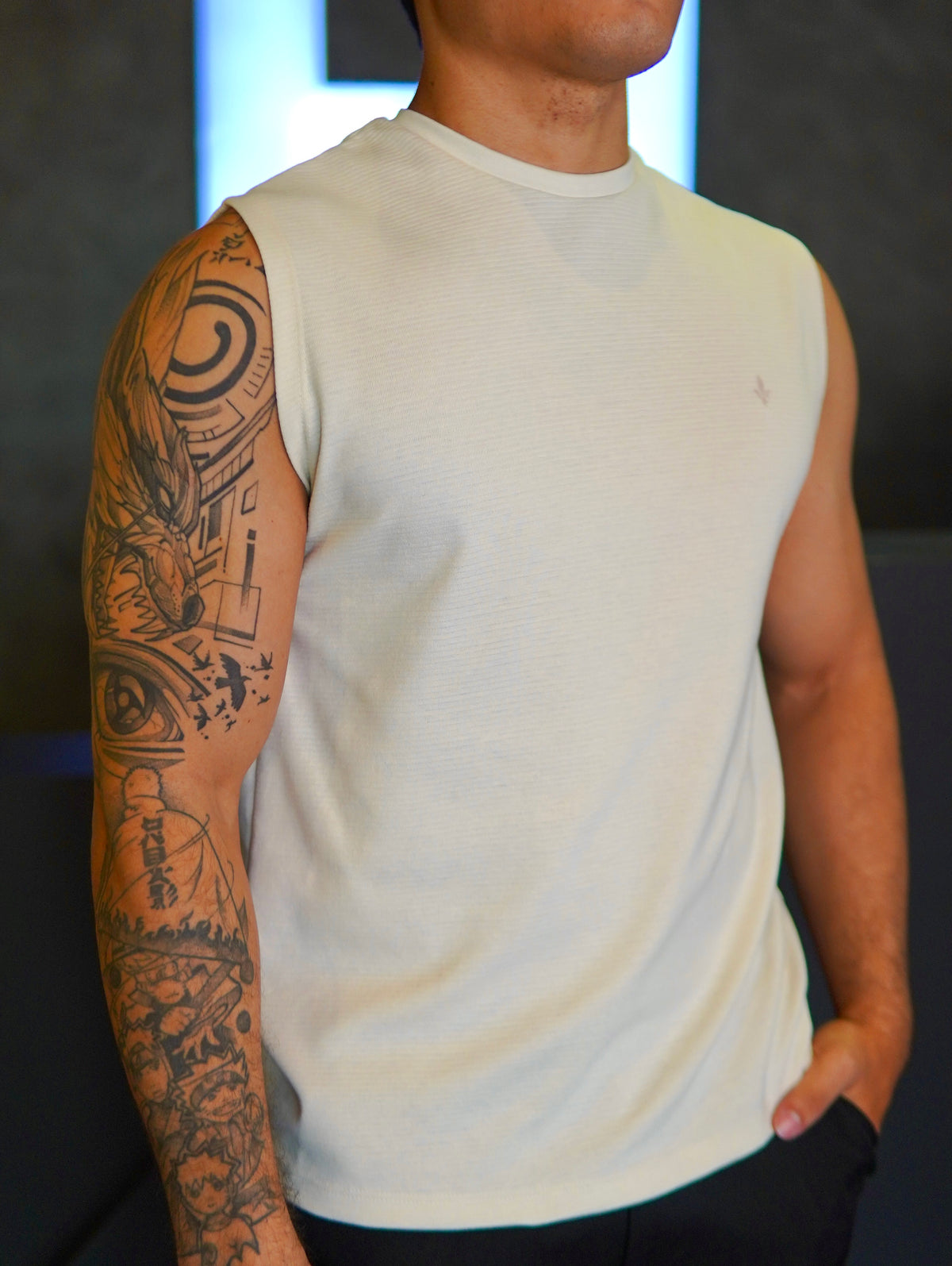 REGATA SLEEVE LESS DLZ BEGE LINHO