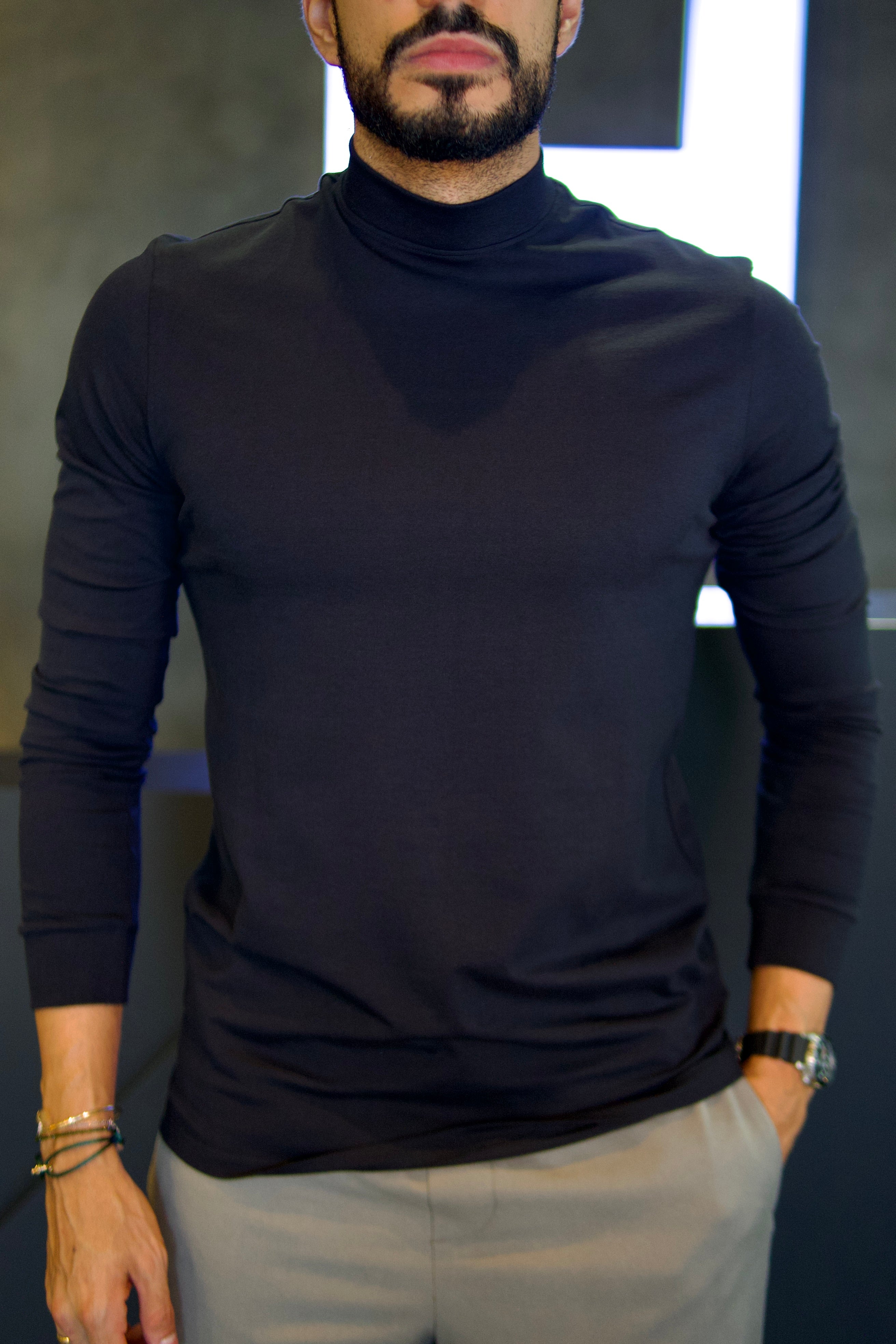 CAMISETA M/L GOLA MÉDIA FIDELI