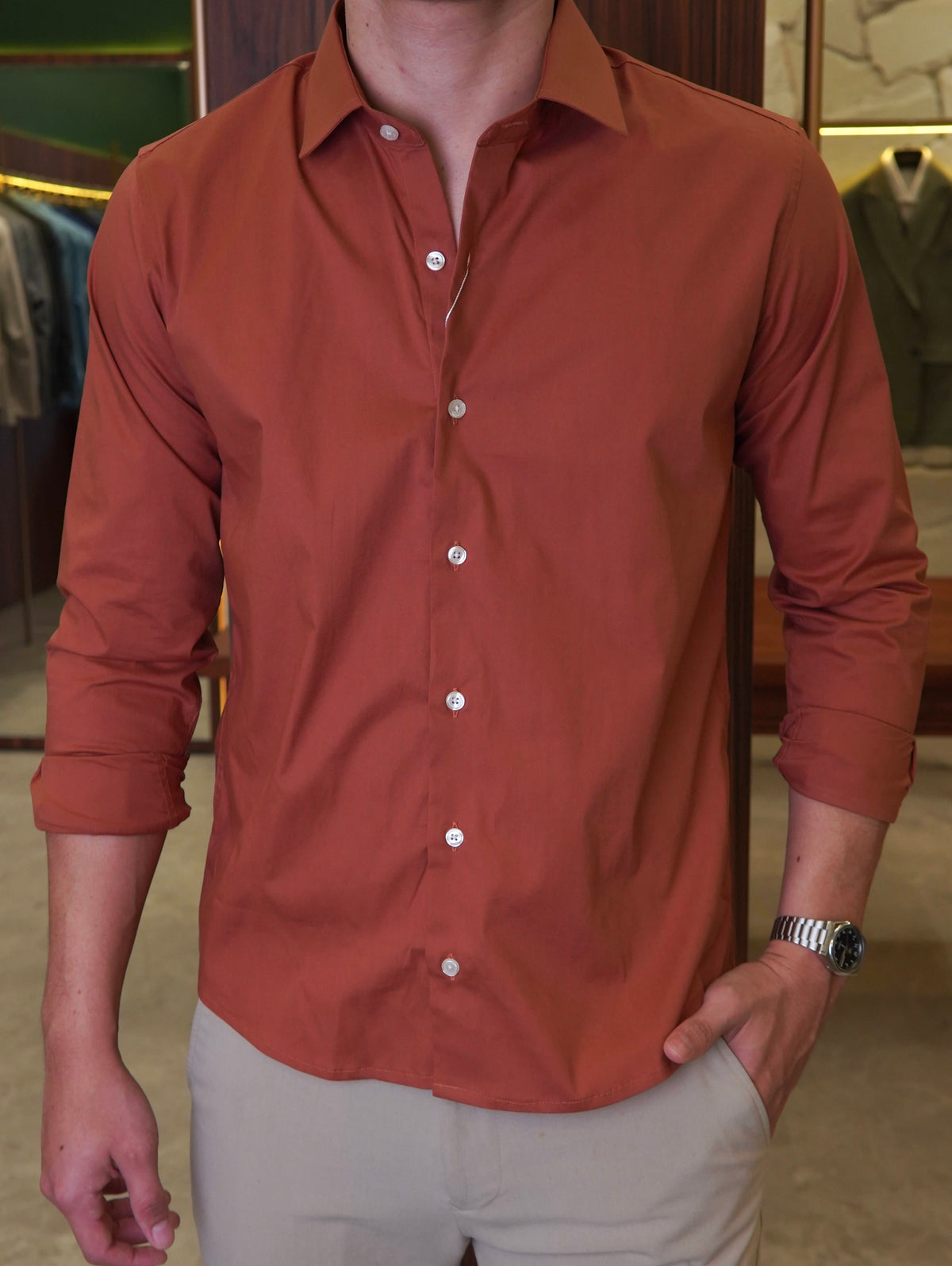 CAMISA M/L TRICOLINE FIO 50 ARMIATHO