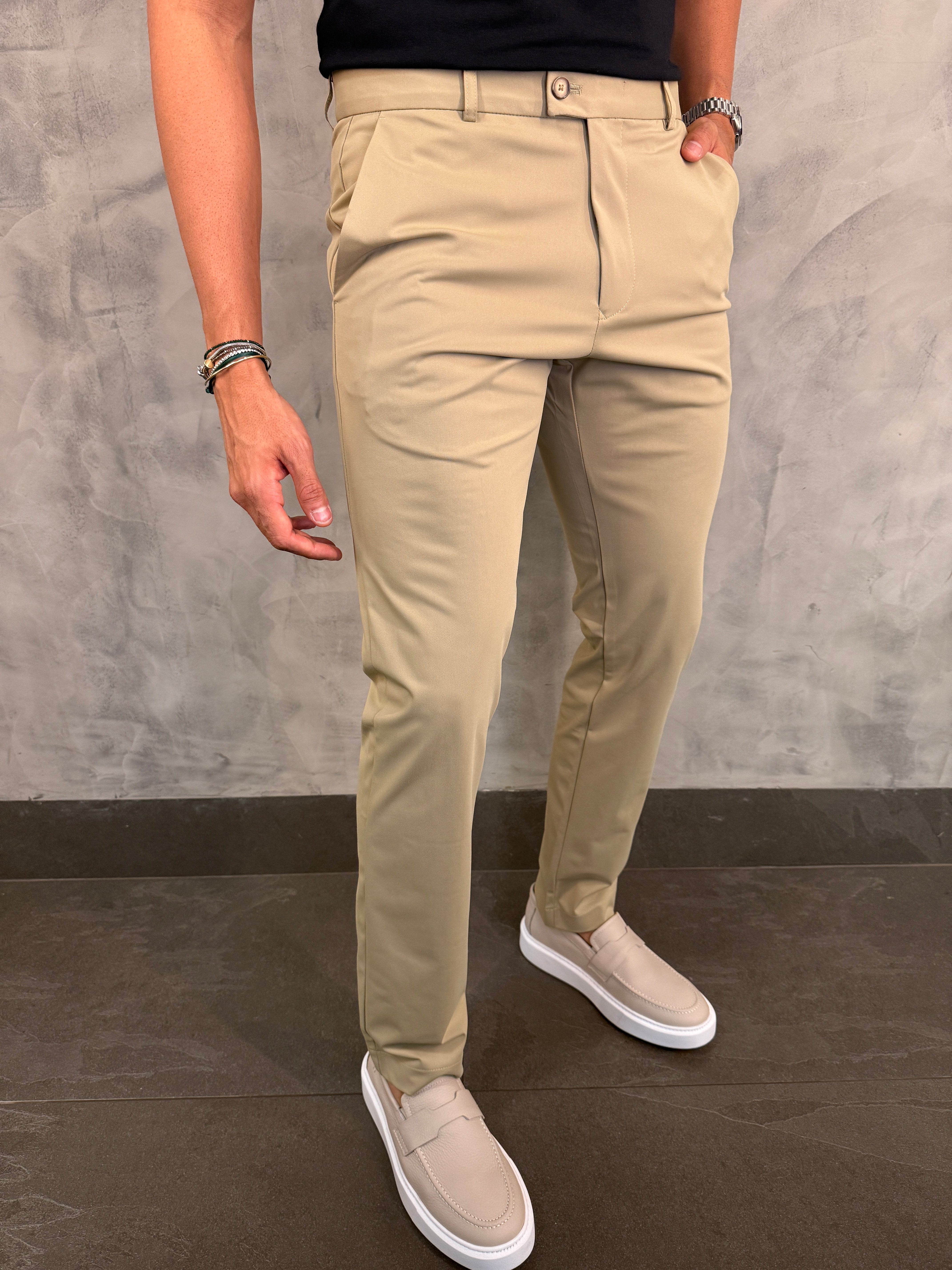 CALÇA ALF. MALHA SLIM STRETCH MECÂNICO PONTO H