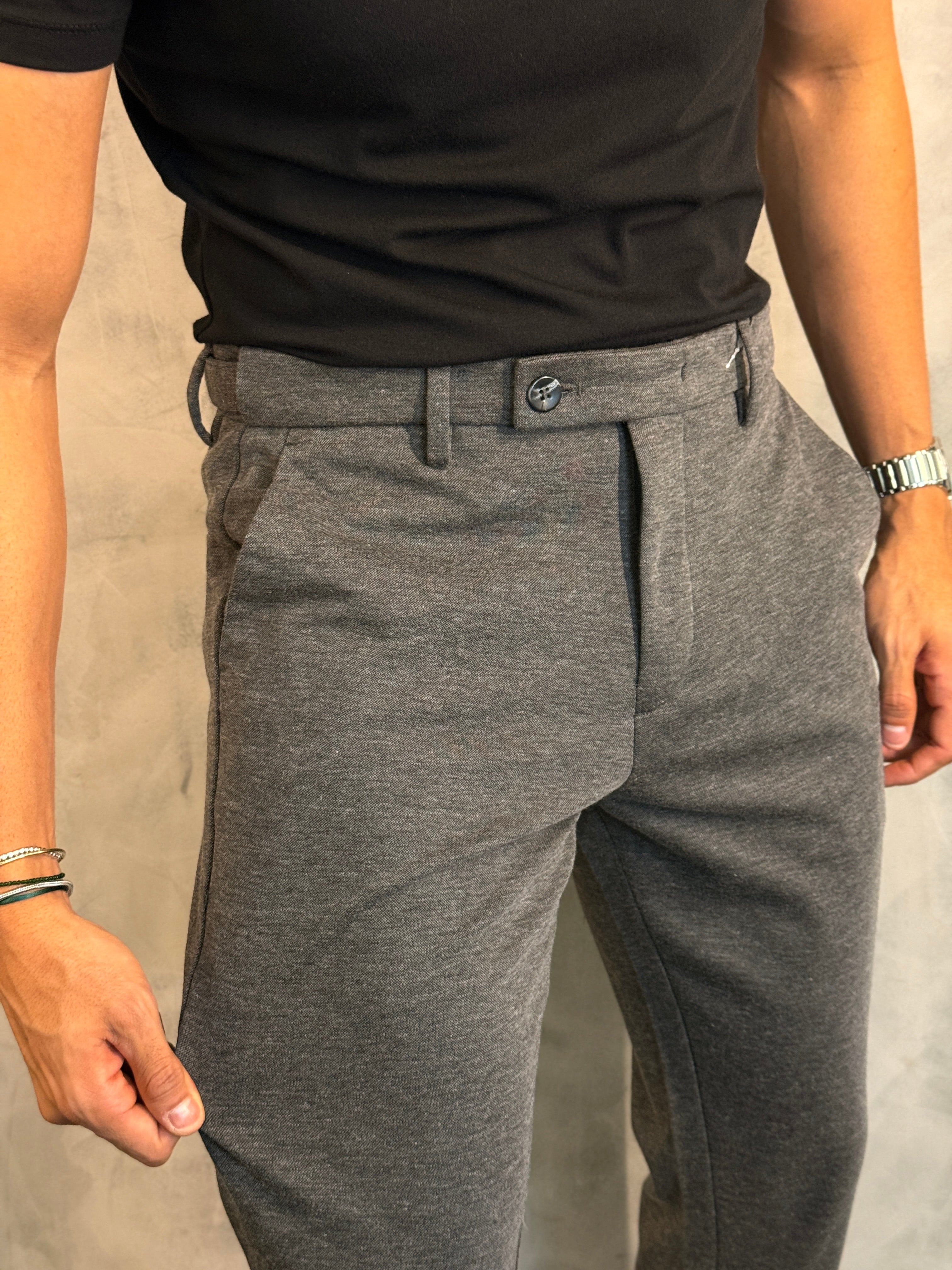 CALÇA ALF. TURIM PONTO H CHUMBO