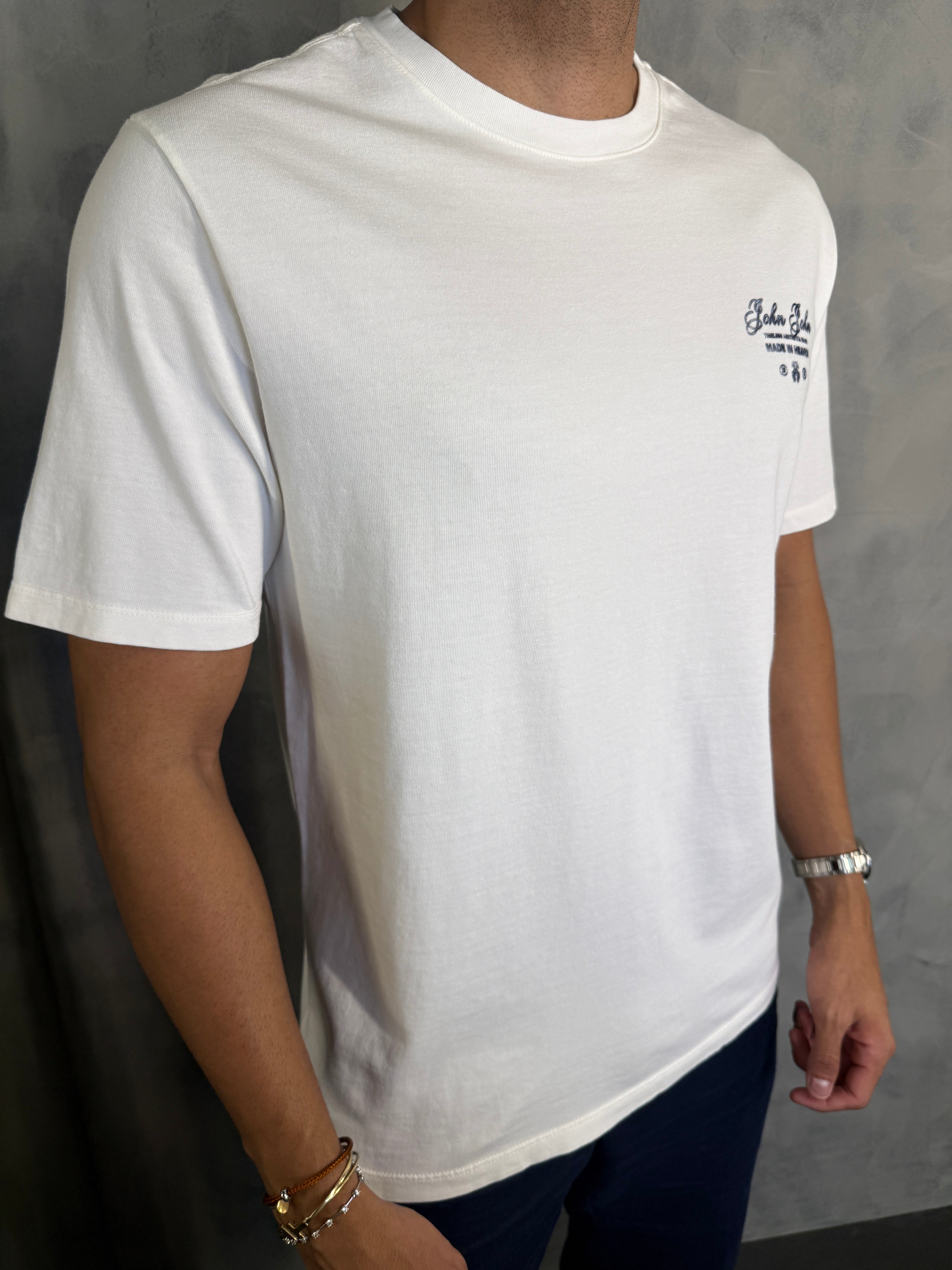 T SHIRT RX BRIGHT LIGHT JOHN JOHN OFF WHITE