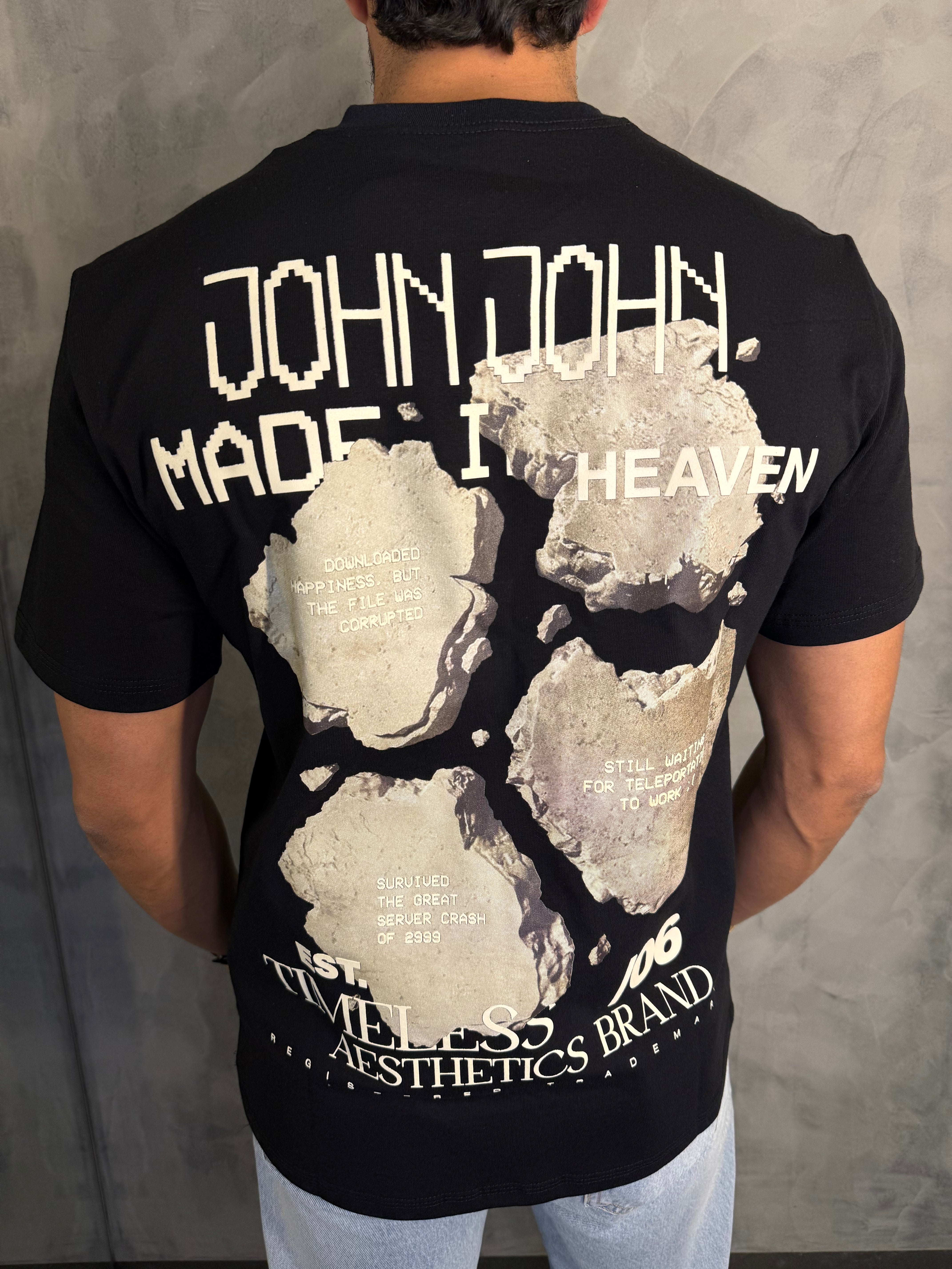 T SHIRT RX MINERAL JOHN JOHN PRETO