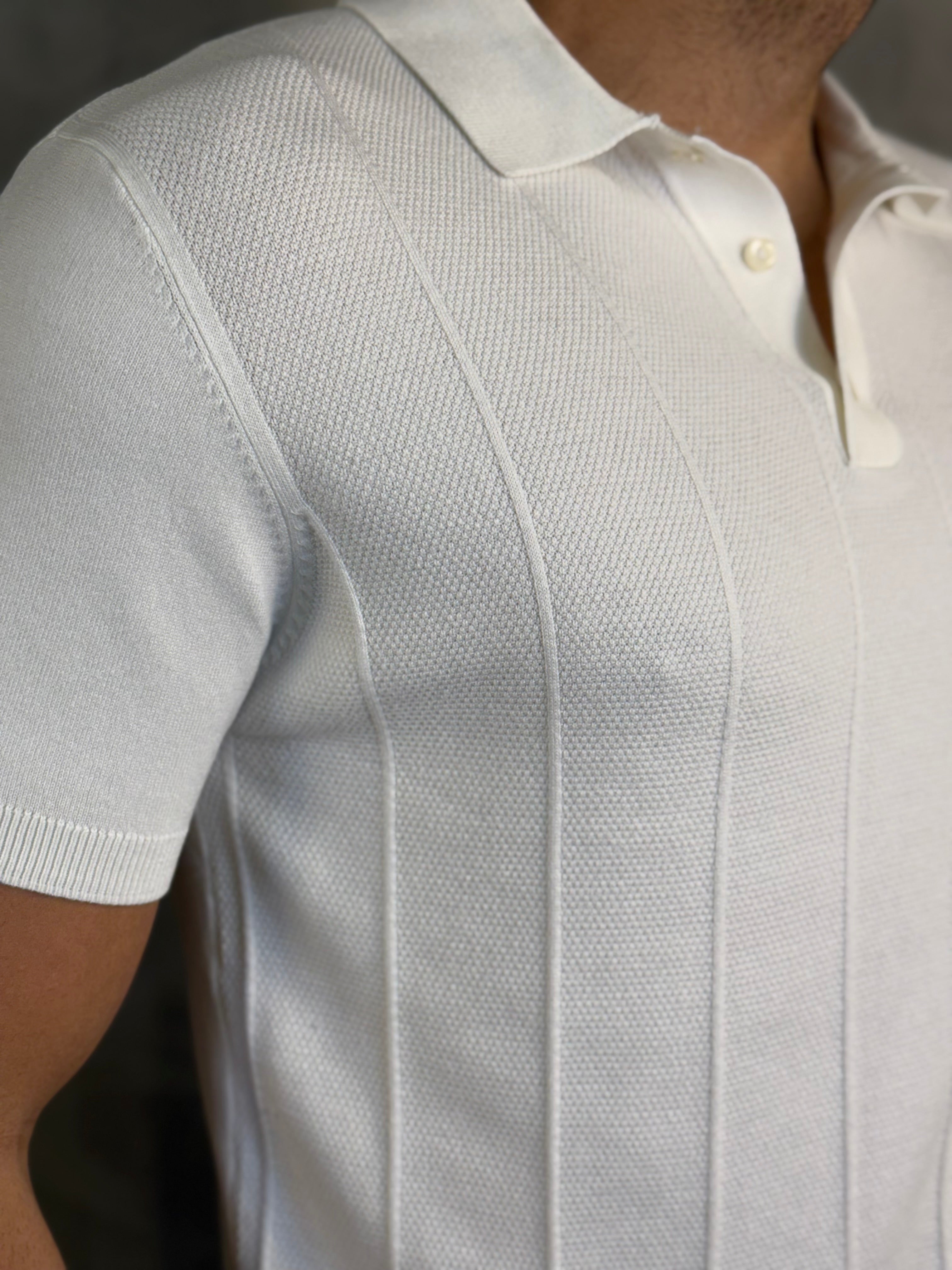 POLO FRISO PONTO H BRANCO