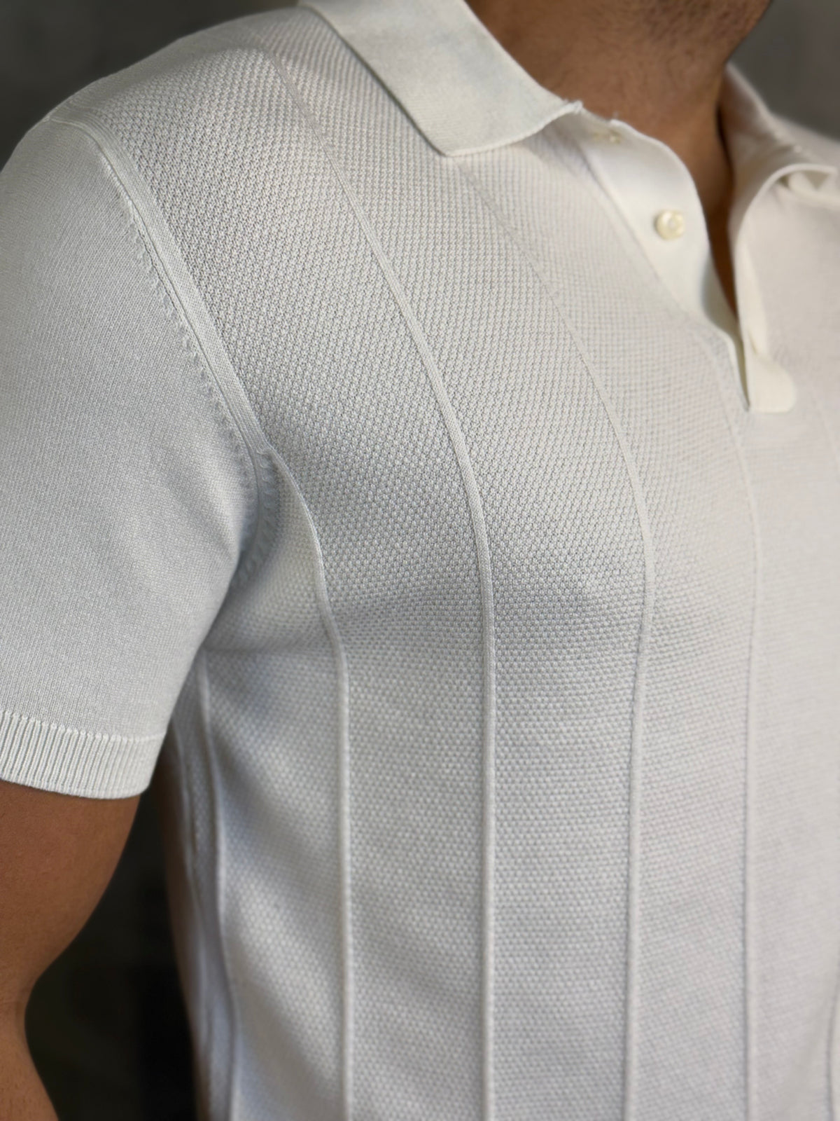 POLO FRISO PONTO H BRANCO