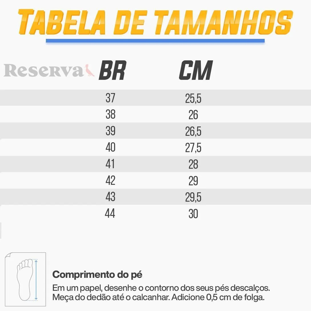TÊNIS RSV ROMA RESERVA PRETO