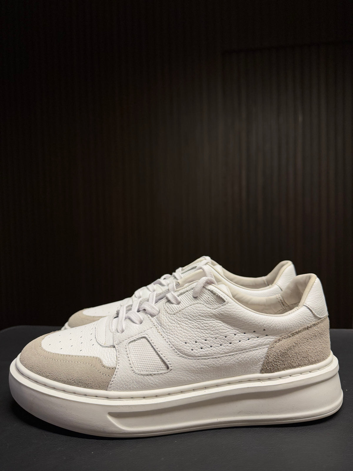 SNEAKER IVY PONTO H BRANCO/NATURAL