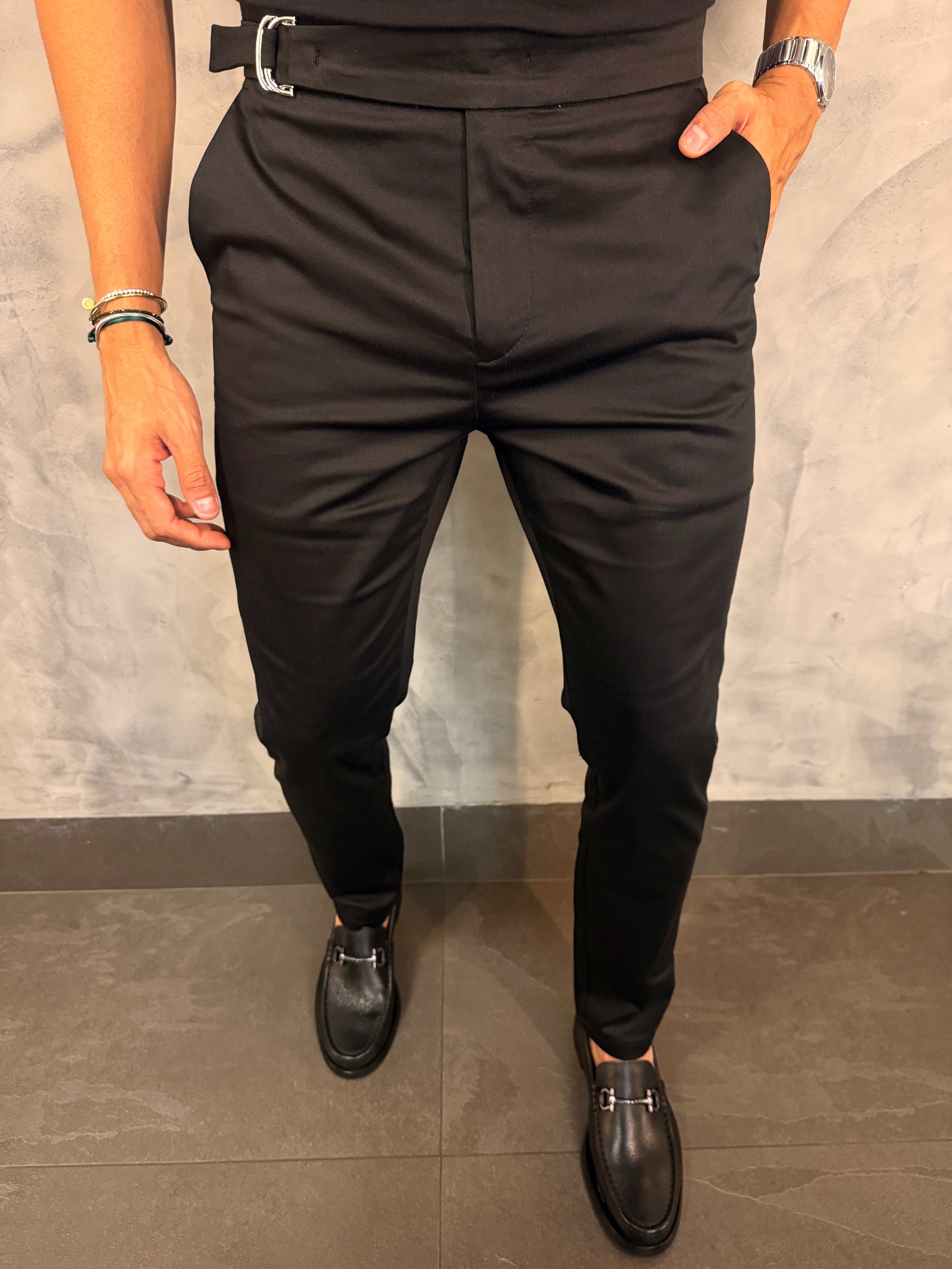 CALÇA ALF. GURKHA VENEZA PONTO H PRETO