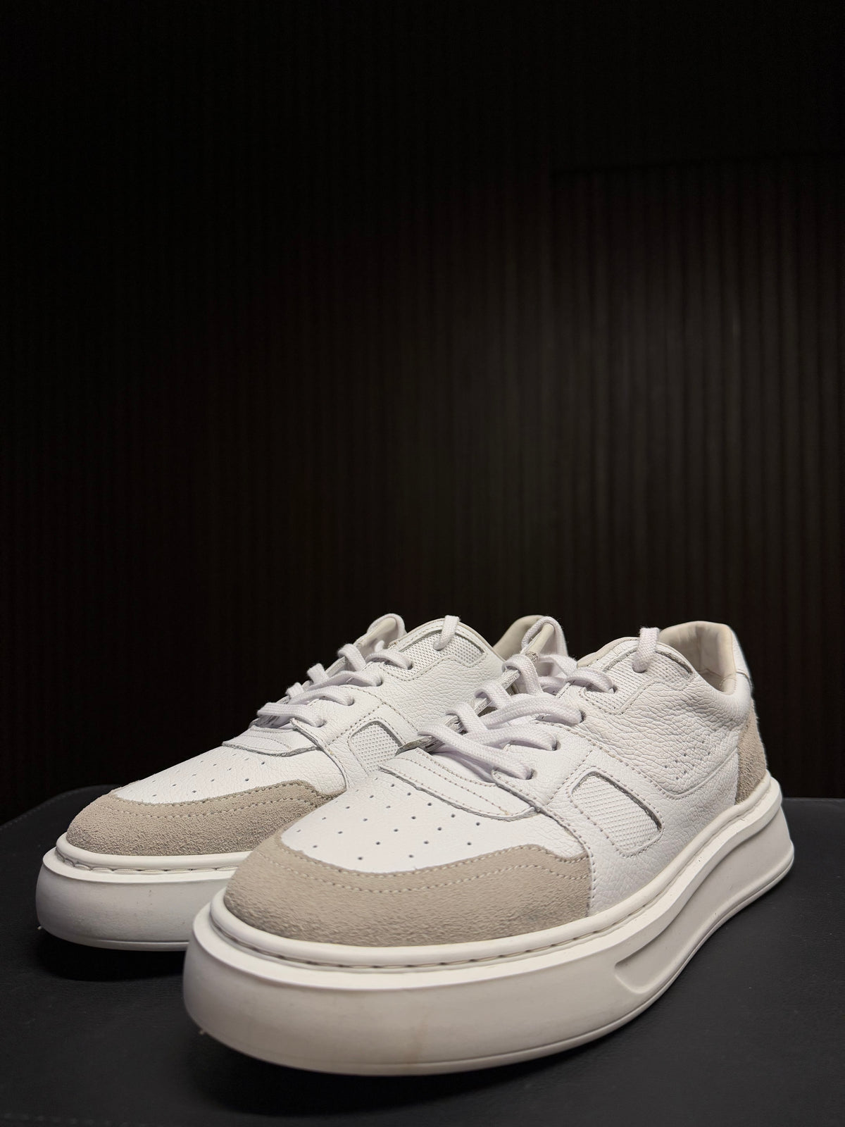 SNEAKER IVY PONTO H BRANCO/NATURAL