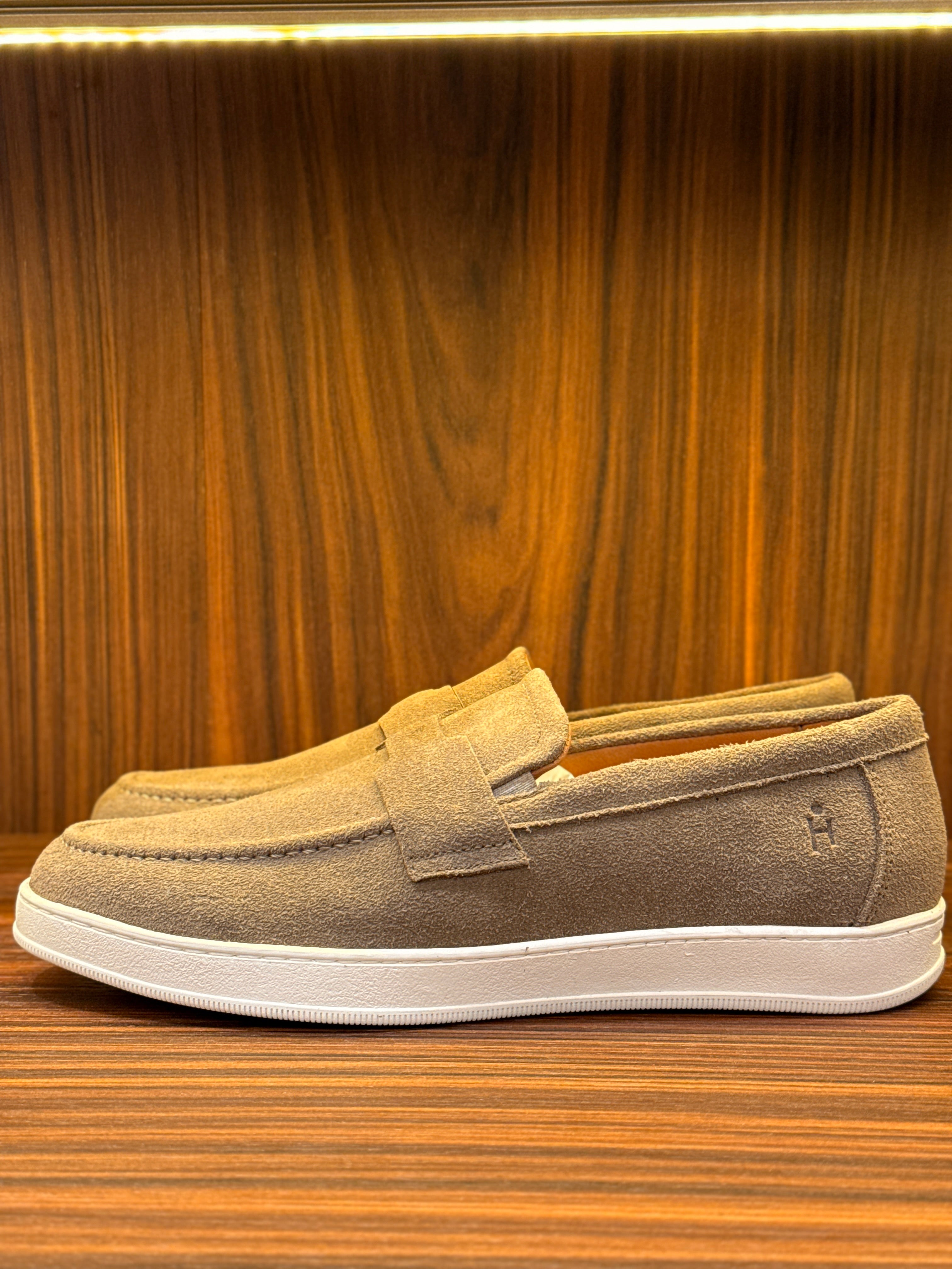 SLIP ON HORUS SUMMER CAMURÇA PONTO H TAUPE