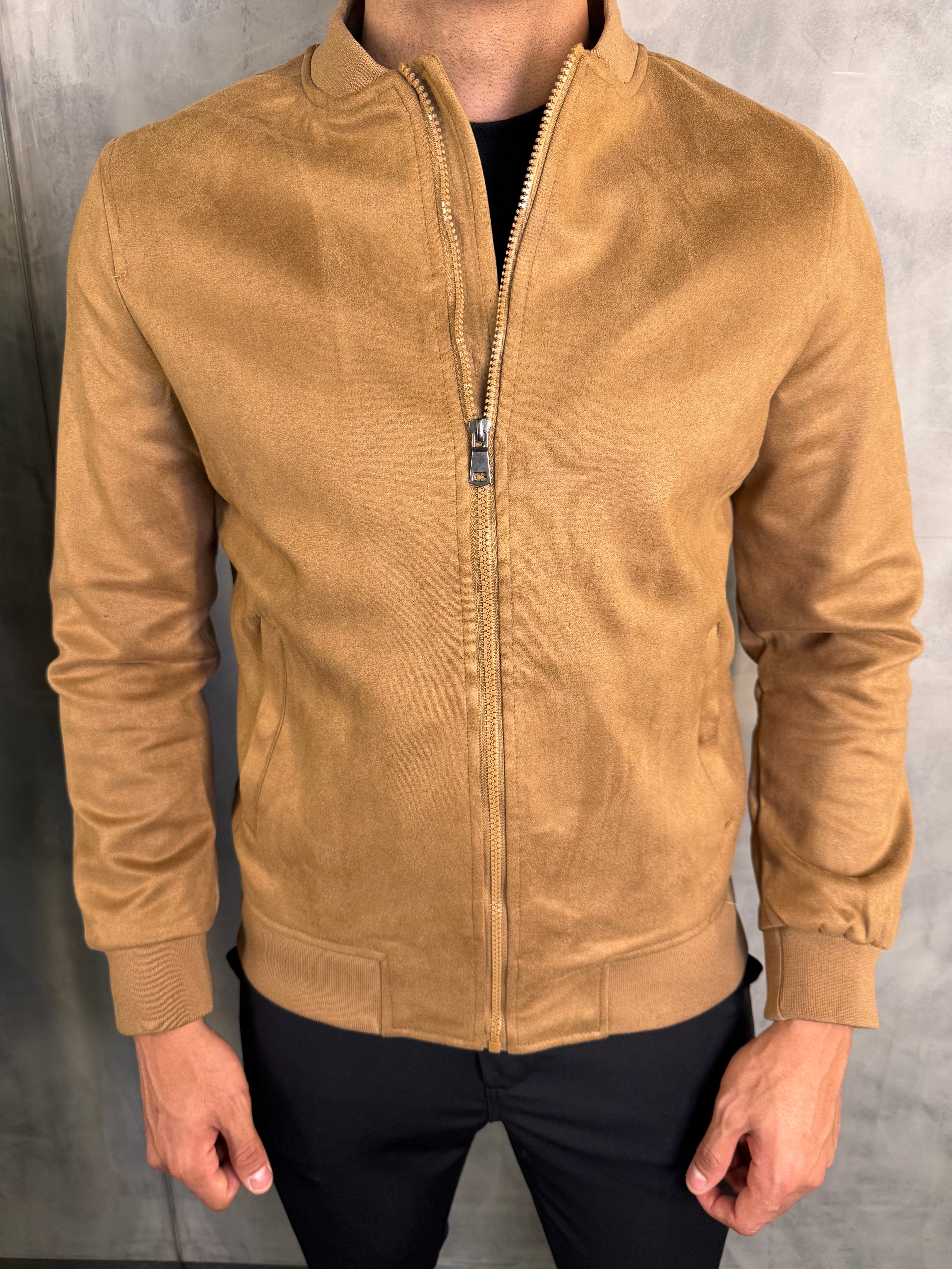 JAQUETA BOMBER SUEDE PONTO H