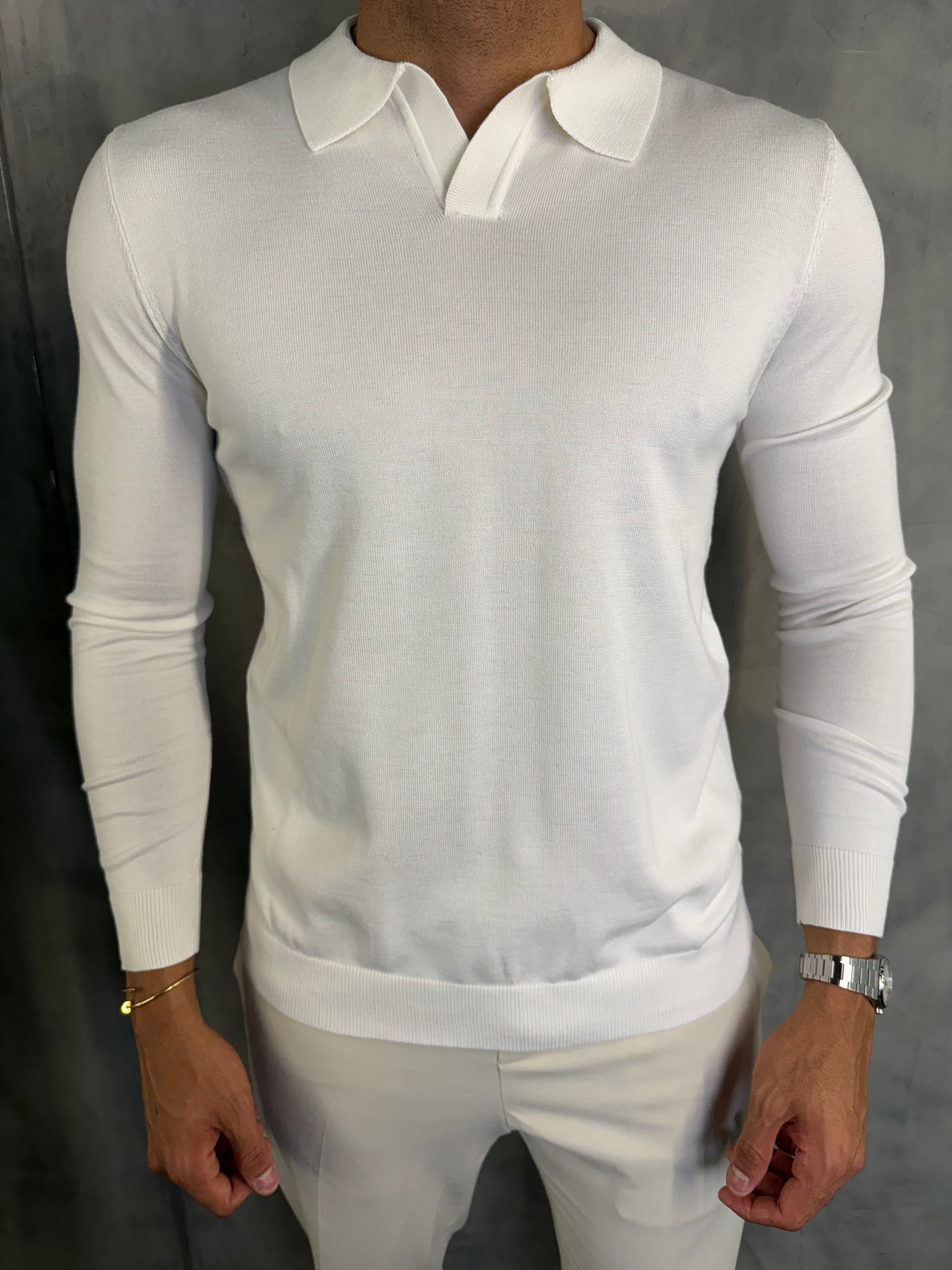 POLO M/L TRICOT PONTO H
