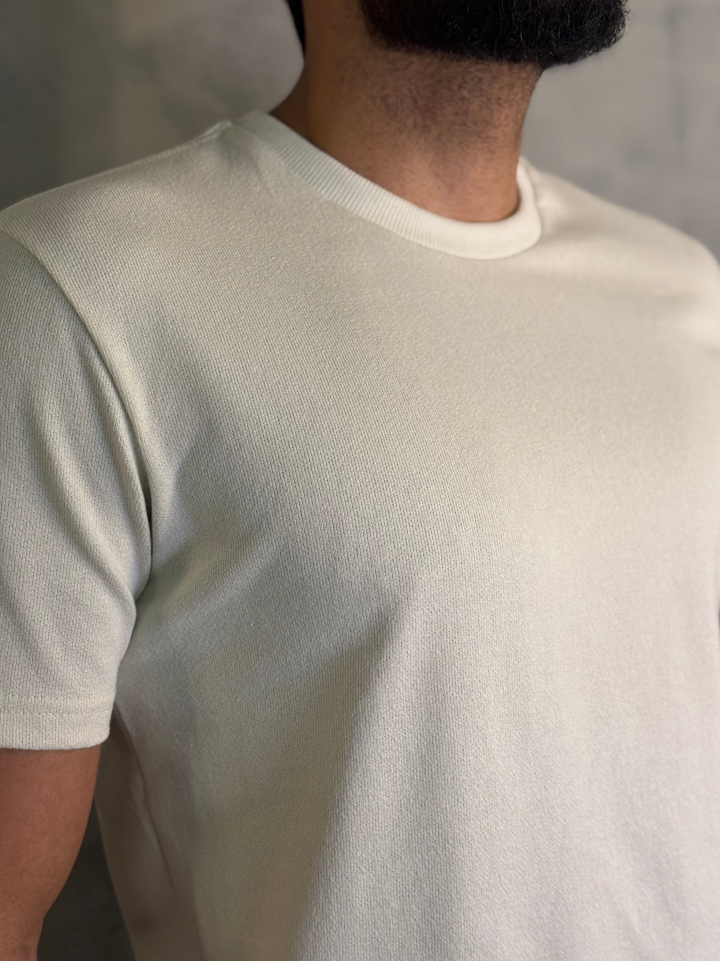 CAMISETA TEXTURA COMFORT KINGEJOE AREIA