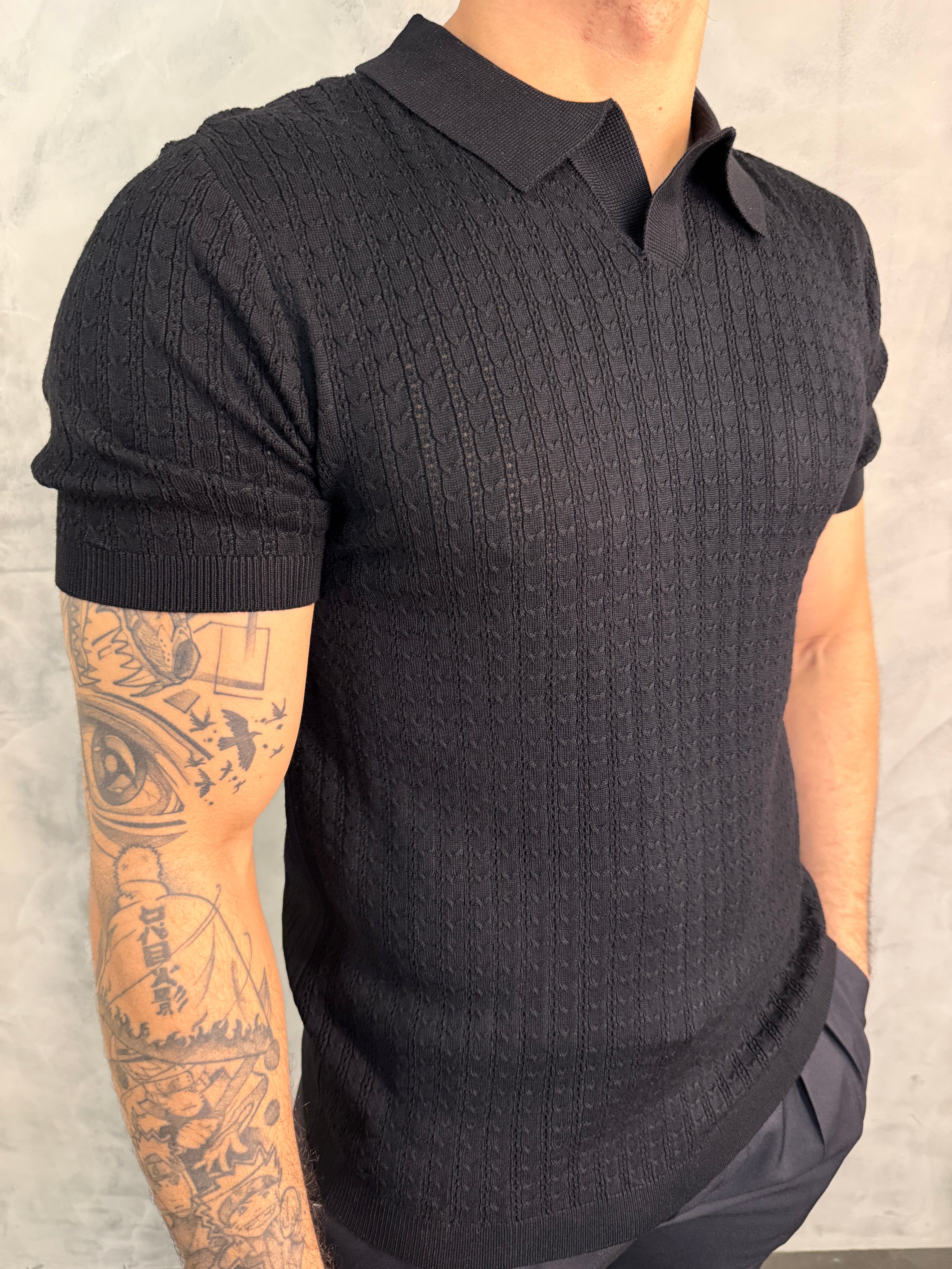 POLO TRICOT CORDAME DECOTE V PONTO H