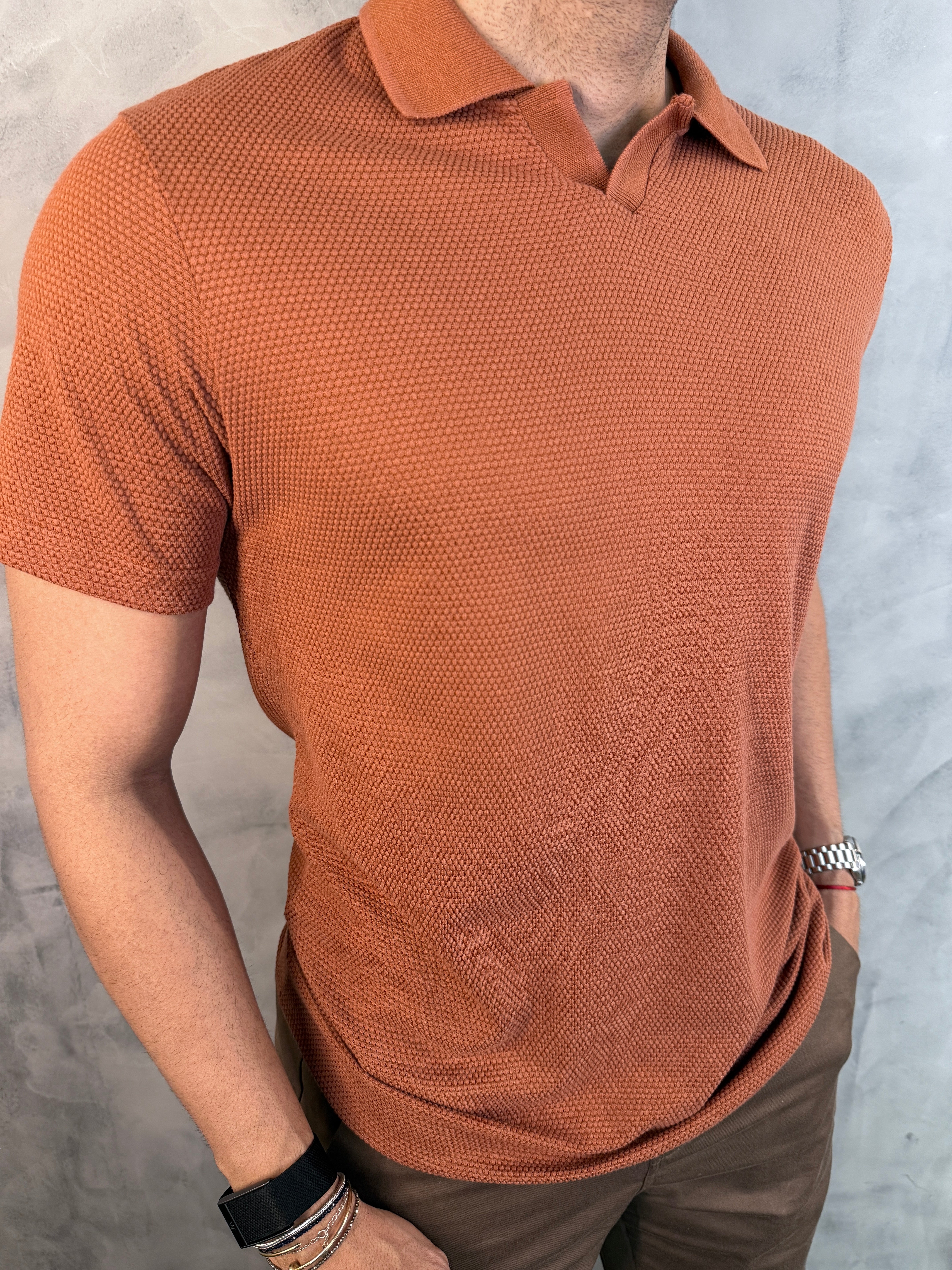 POLO WIBES PONTO H TERRACOTA