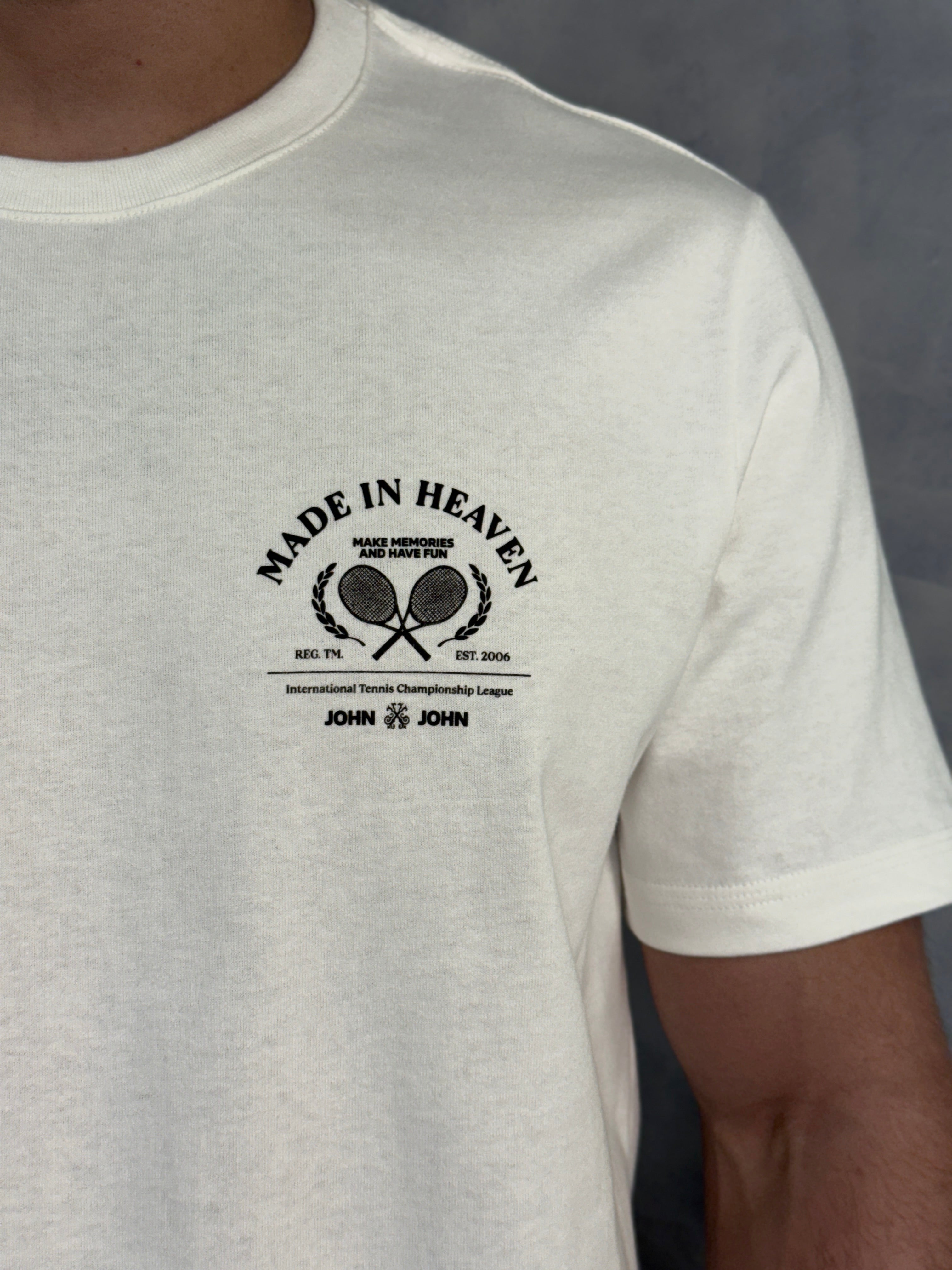 T SHIRT RX CHAMPIONSHIP JOHN JOHN OFF WHITE