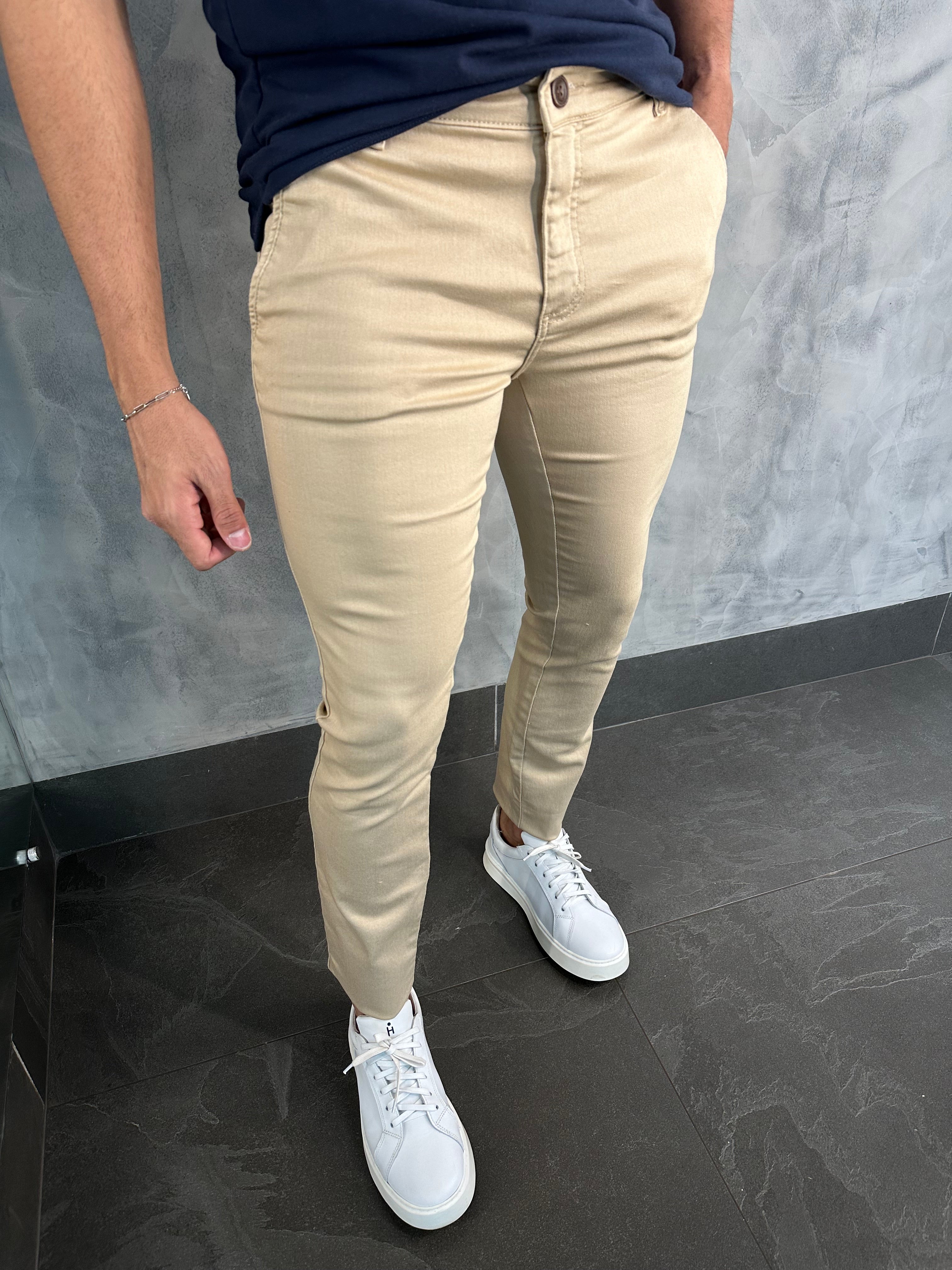 CALÇA SKINNY PK DLZ KHAKI