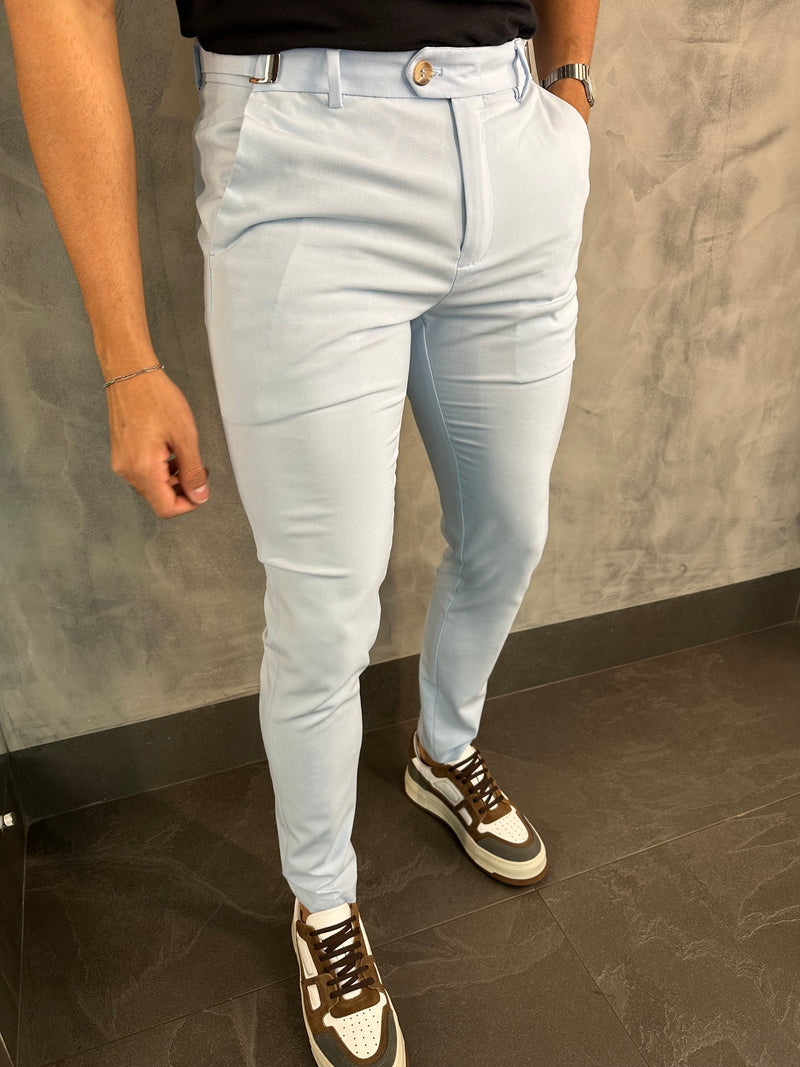 CALÇA ALF ATENAS AJUSTE FIVELA PONTO H AZUL BB