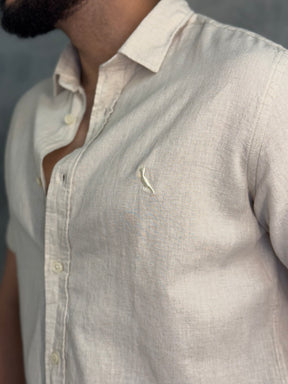 CAMISA M/C LINHO PIENZA RSV NATURAL