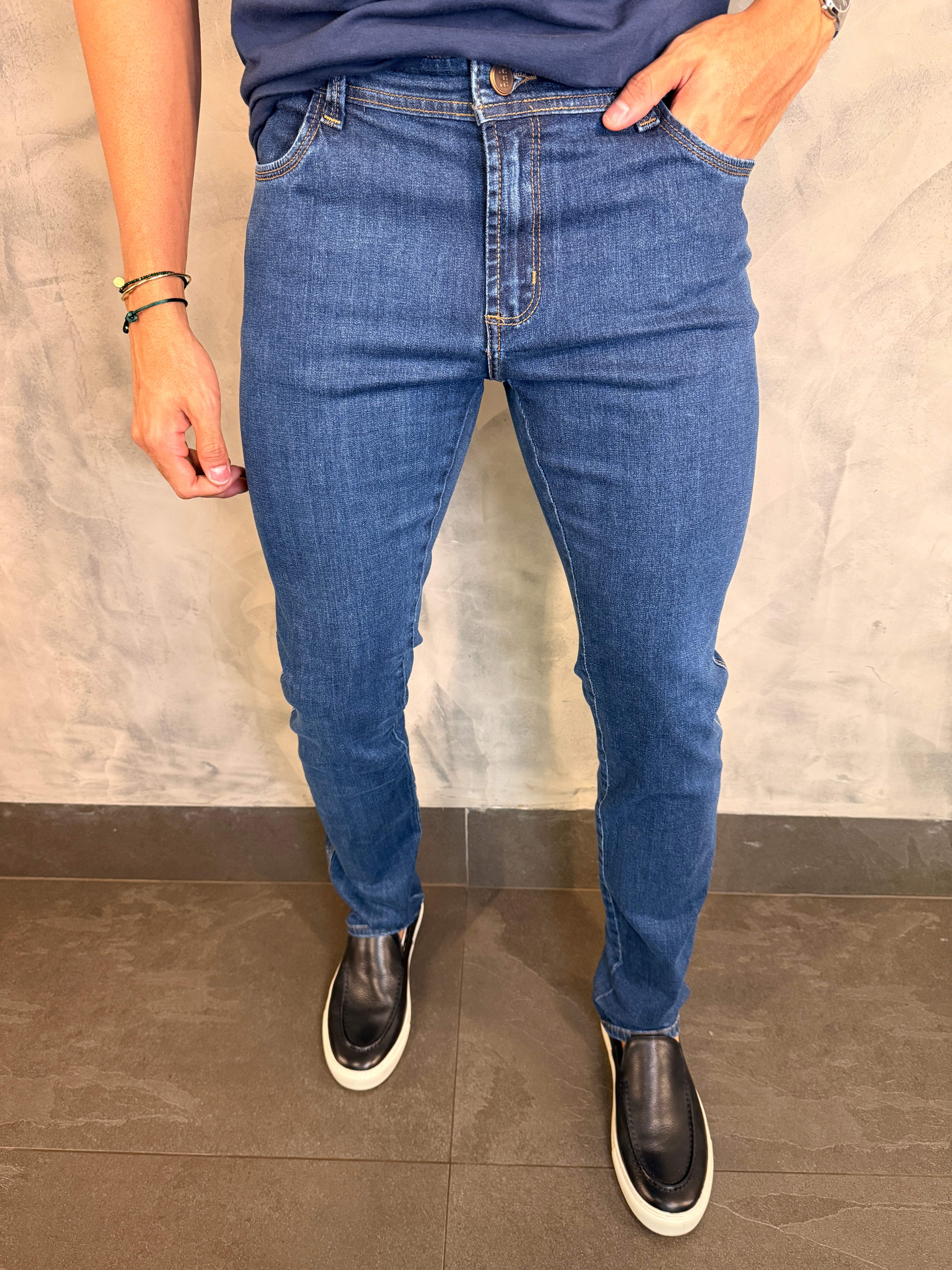 CALÇA JEANS SLIM SELECT DLZ LAVAGEM ESCURA