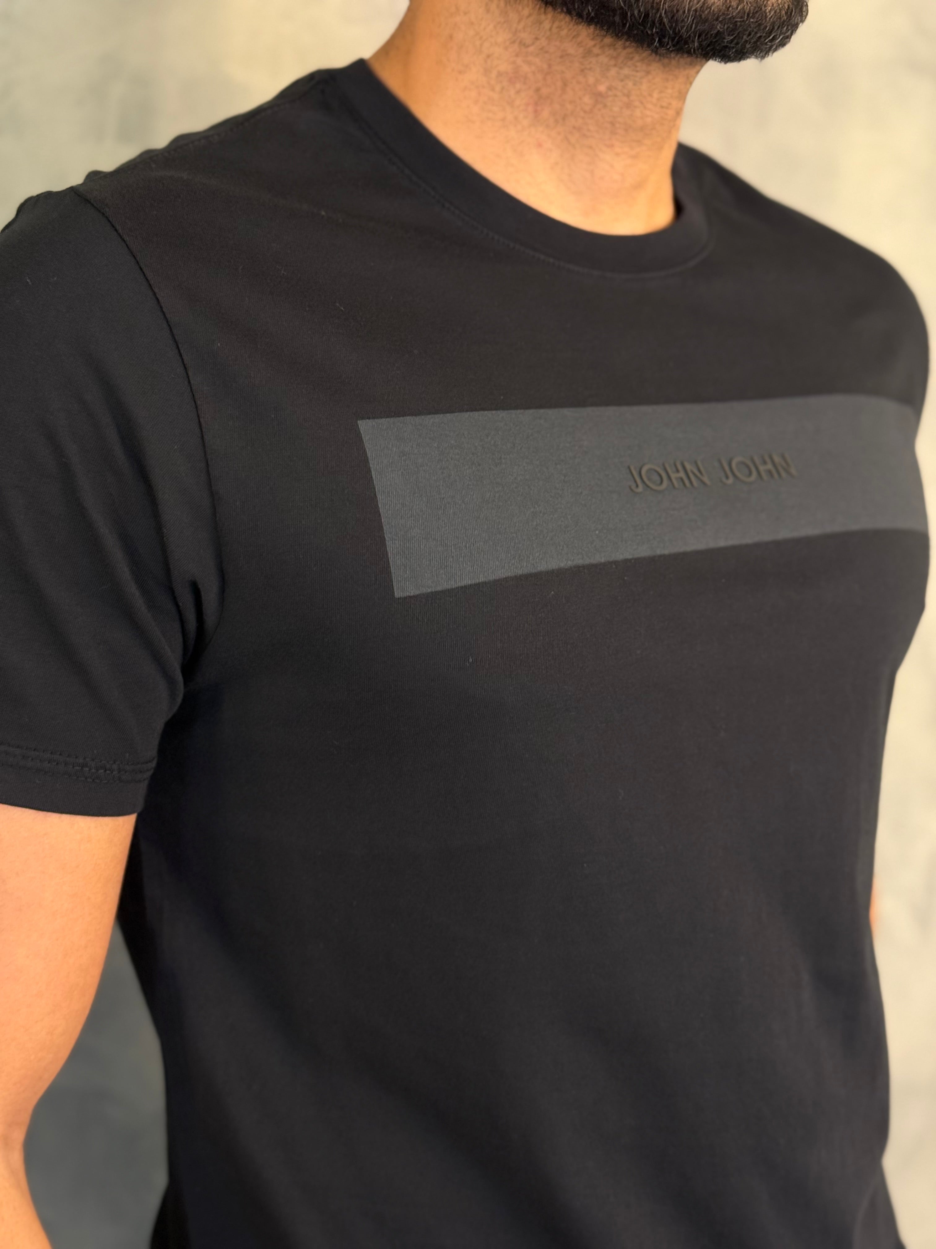 T SHIRT SL JJ LUXE JOHN JOHN PRETO