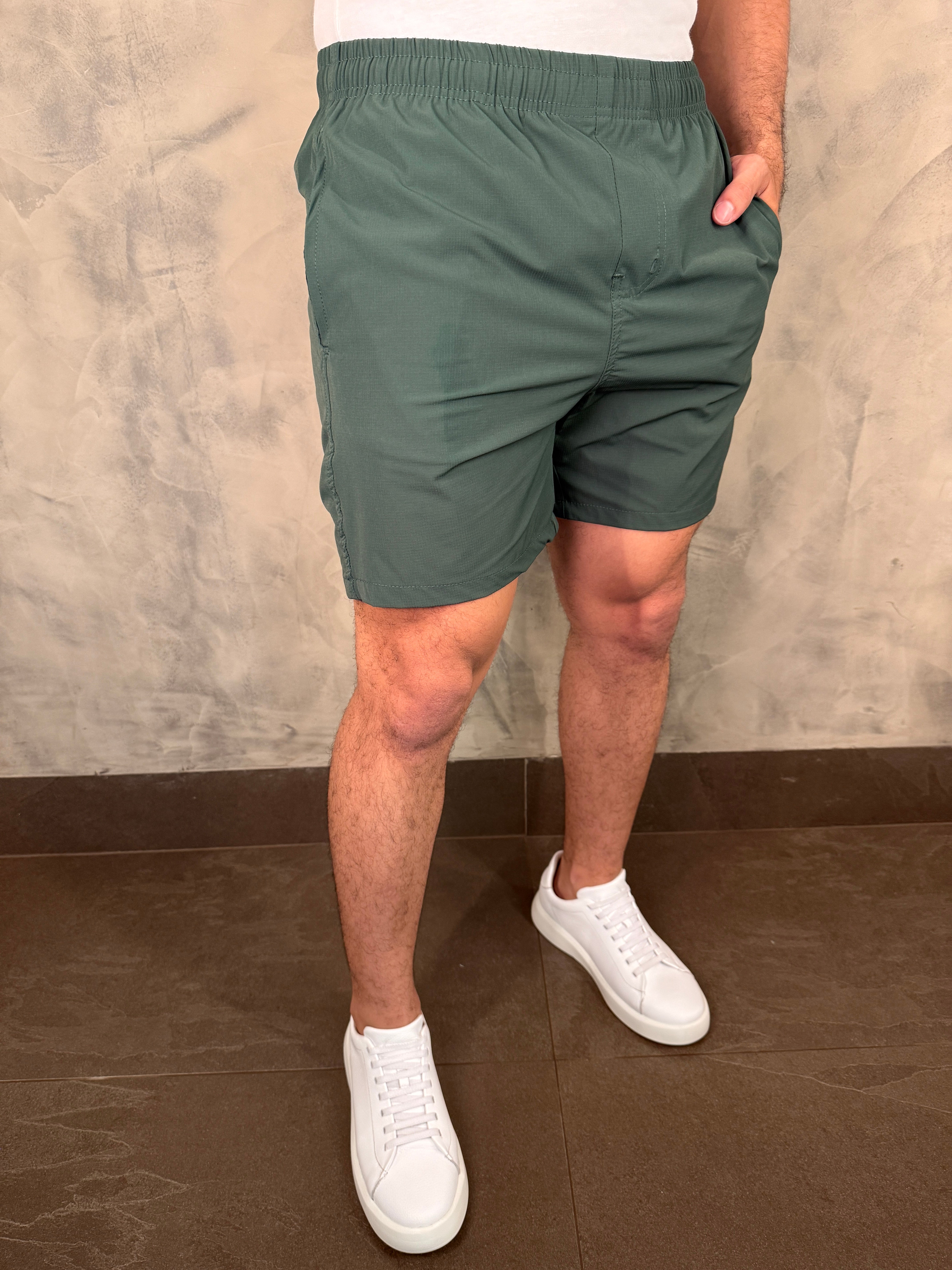 SHORT NYLON FLEX RIPSTOP KINGEJOE VERDE EXERCITO