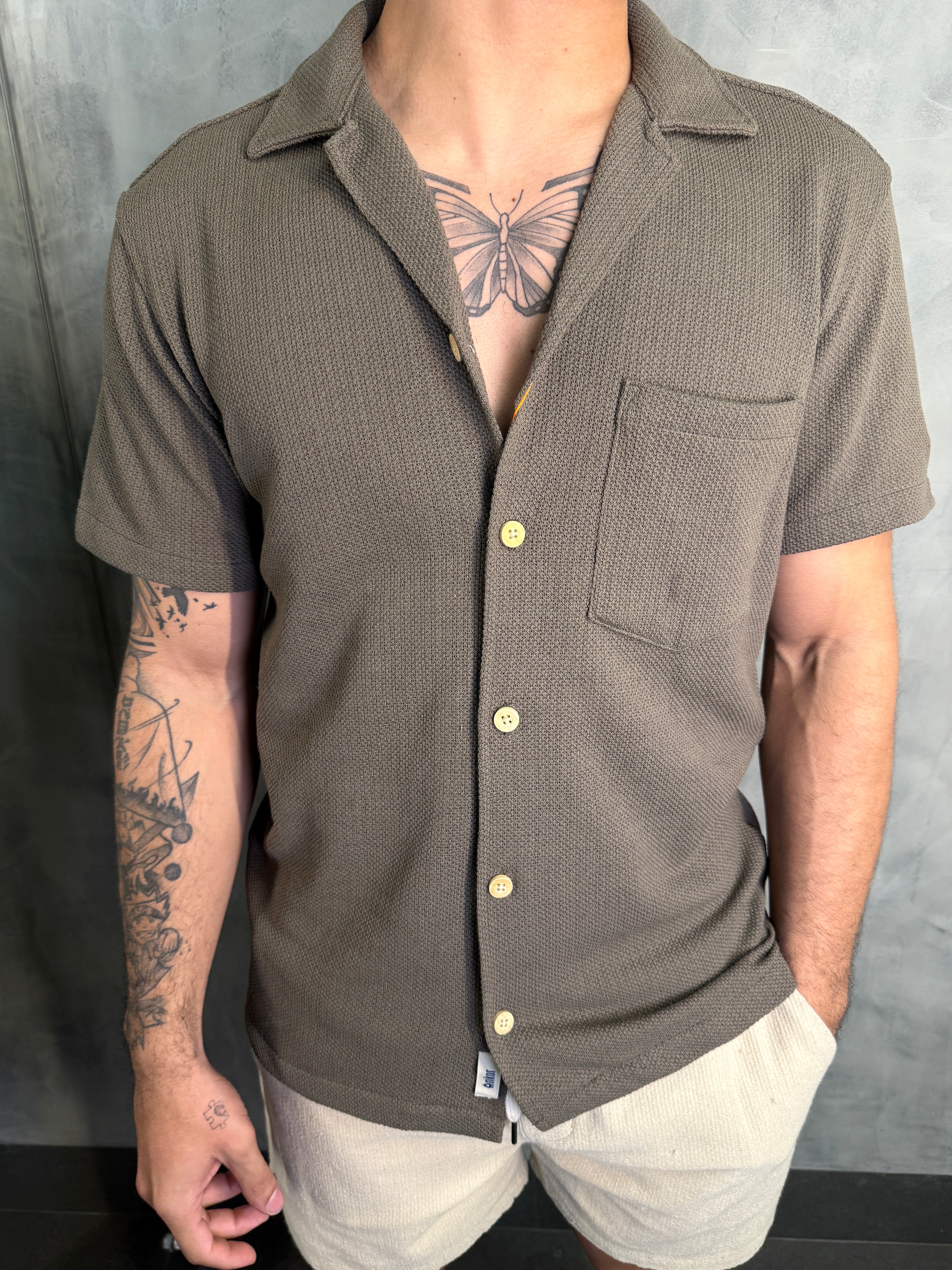 CAMISA M/C RESORT ANKOR