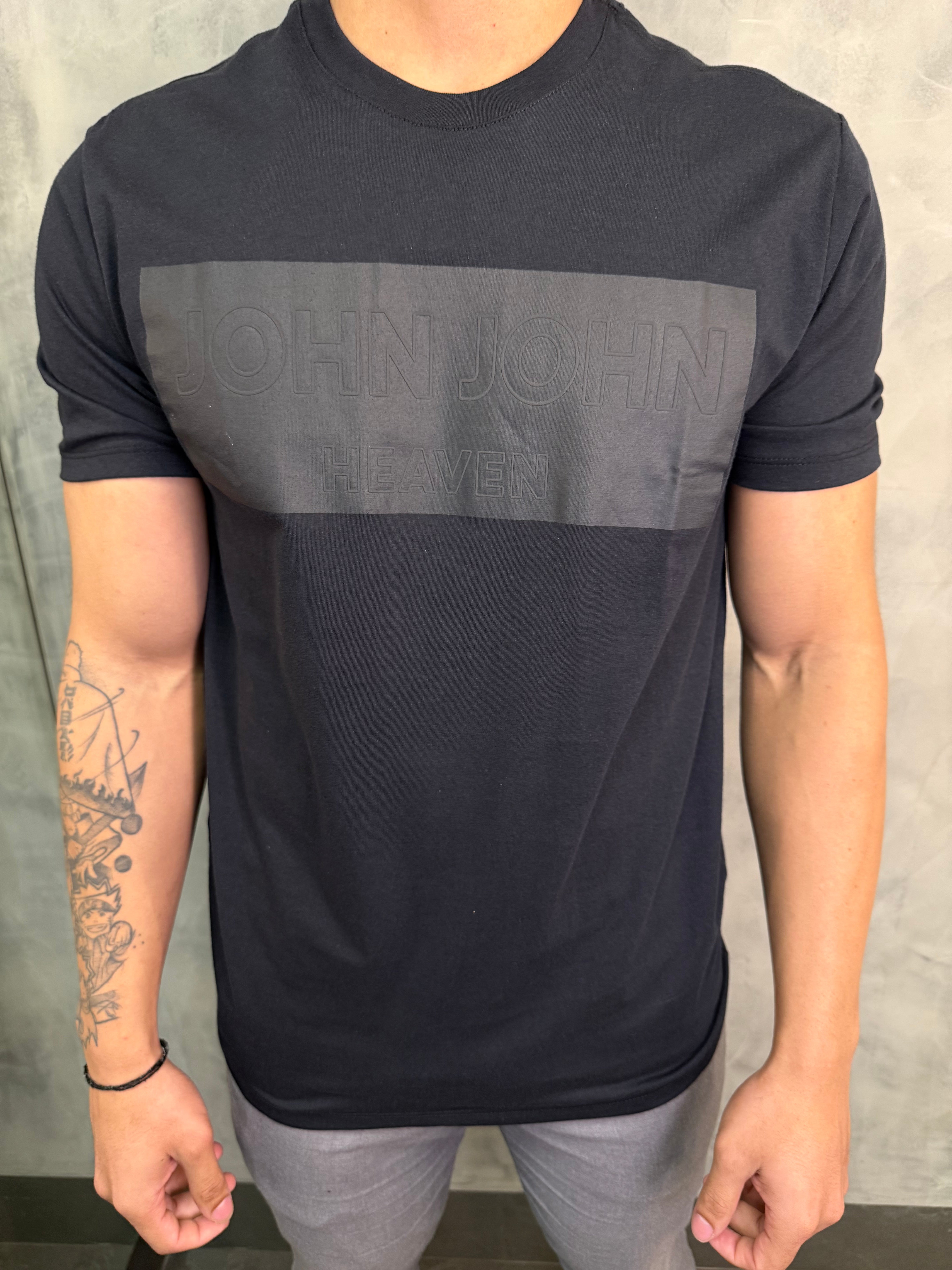 T SHIRT SL JOHN APPLIED JOHN JOHN PRETO