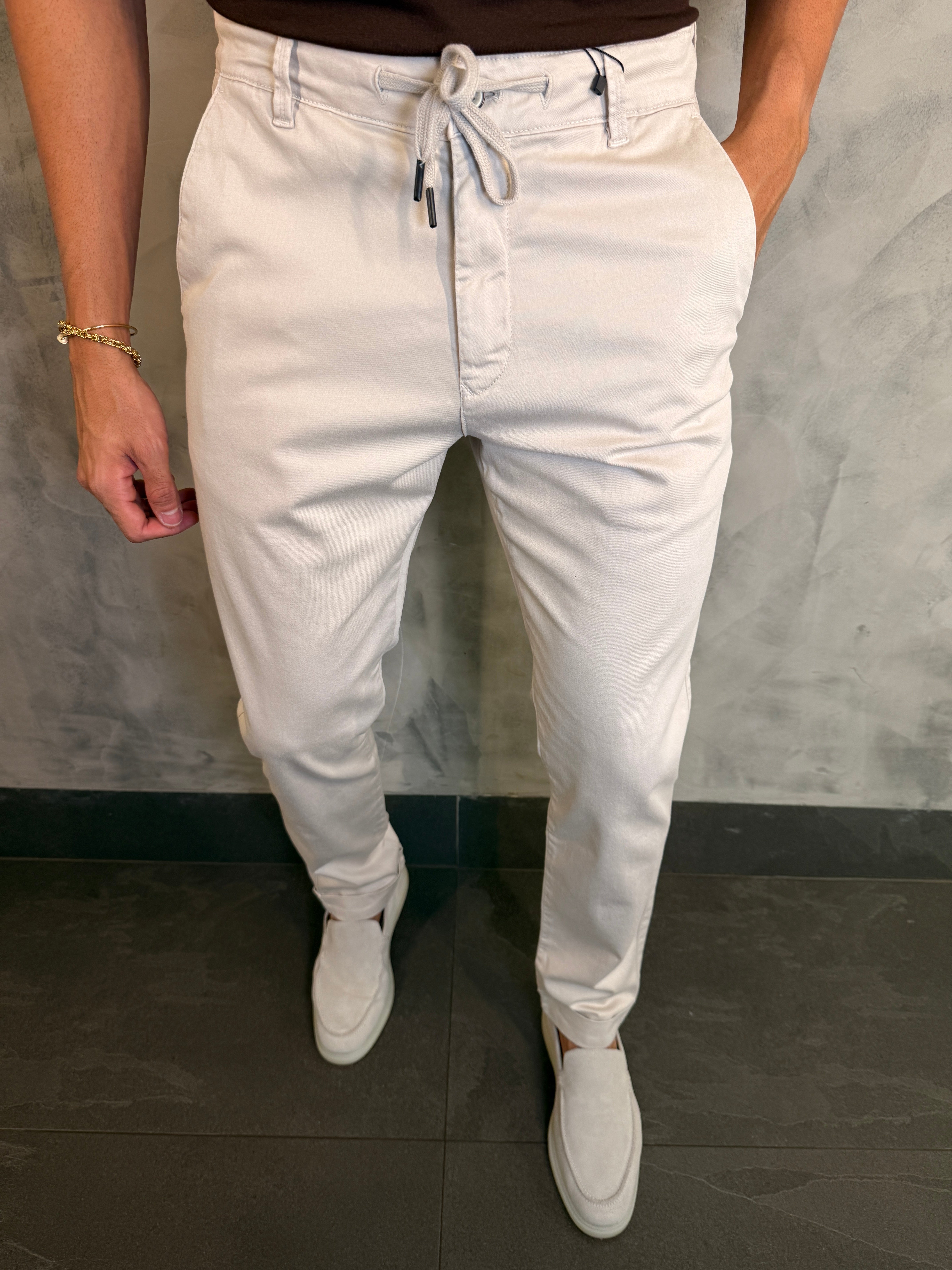 CALÇA SARJA MOLETOM SKINNY PONTO H
