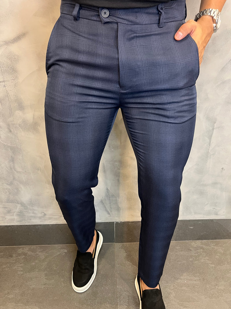 CALÇA ALF. XADREZ SKINNY BAREZY