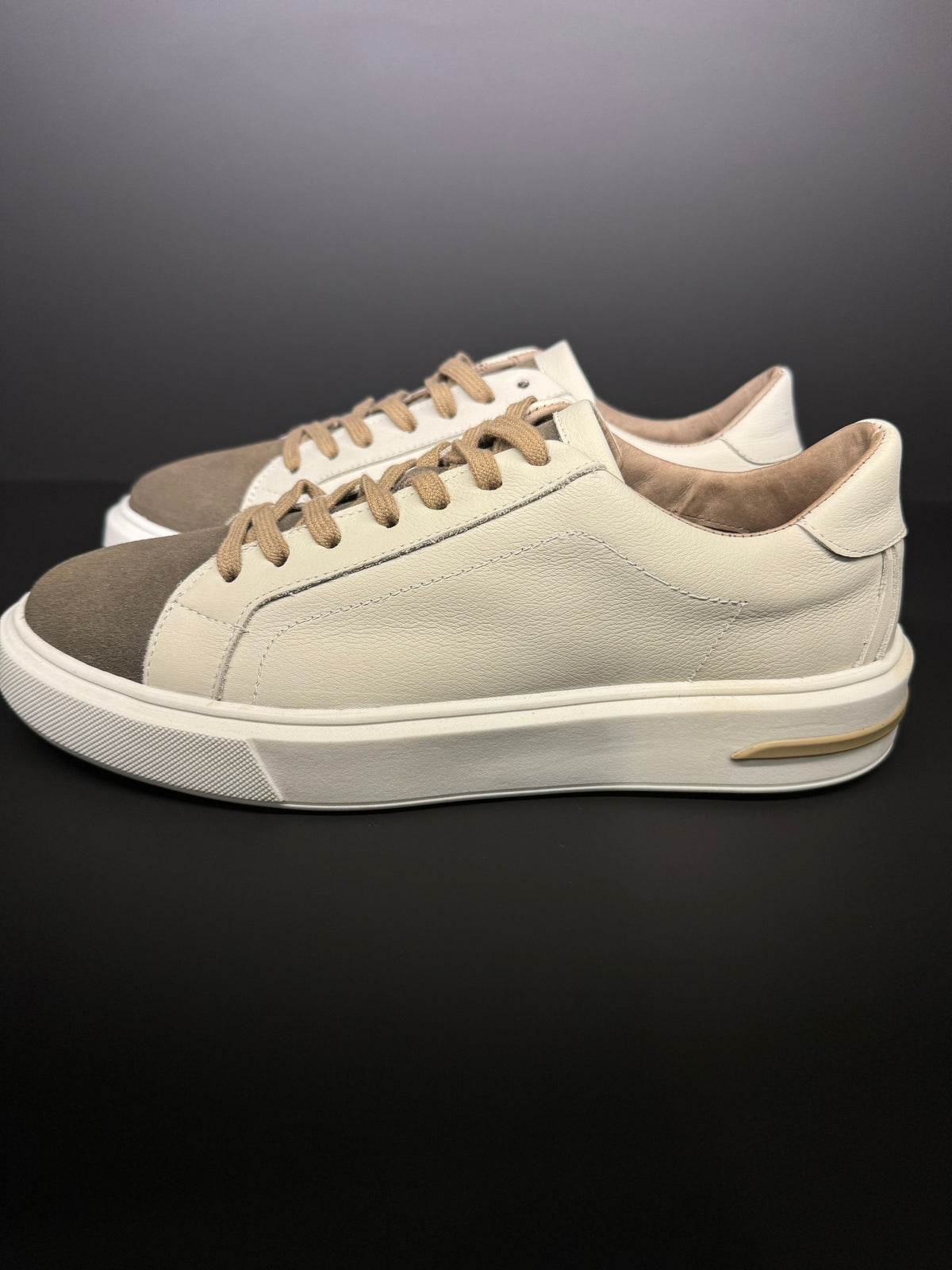 SNEAKER BASIC LINHA SHELBY FLOTER/CAMURÇA PONTO H AREIA/TAUPE