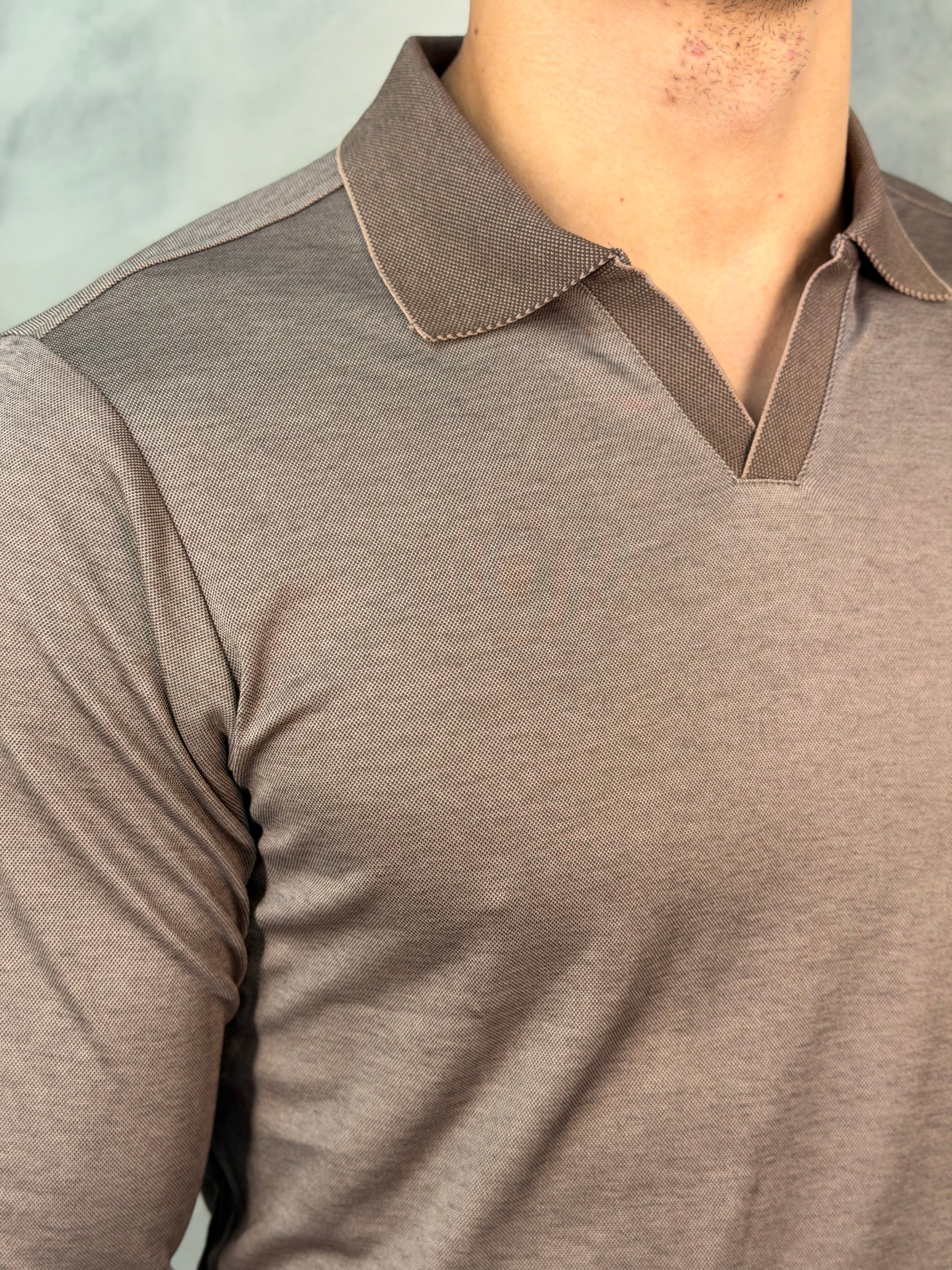 POLO M/L GOLA V FIDELI