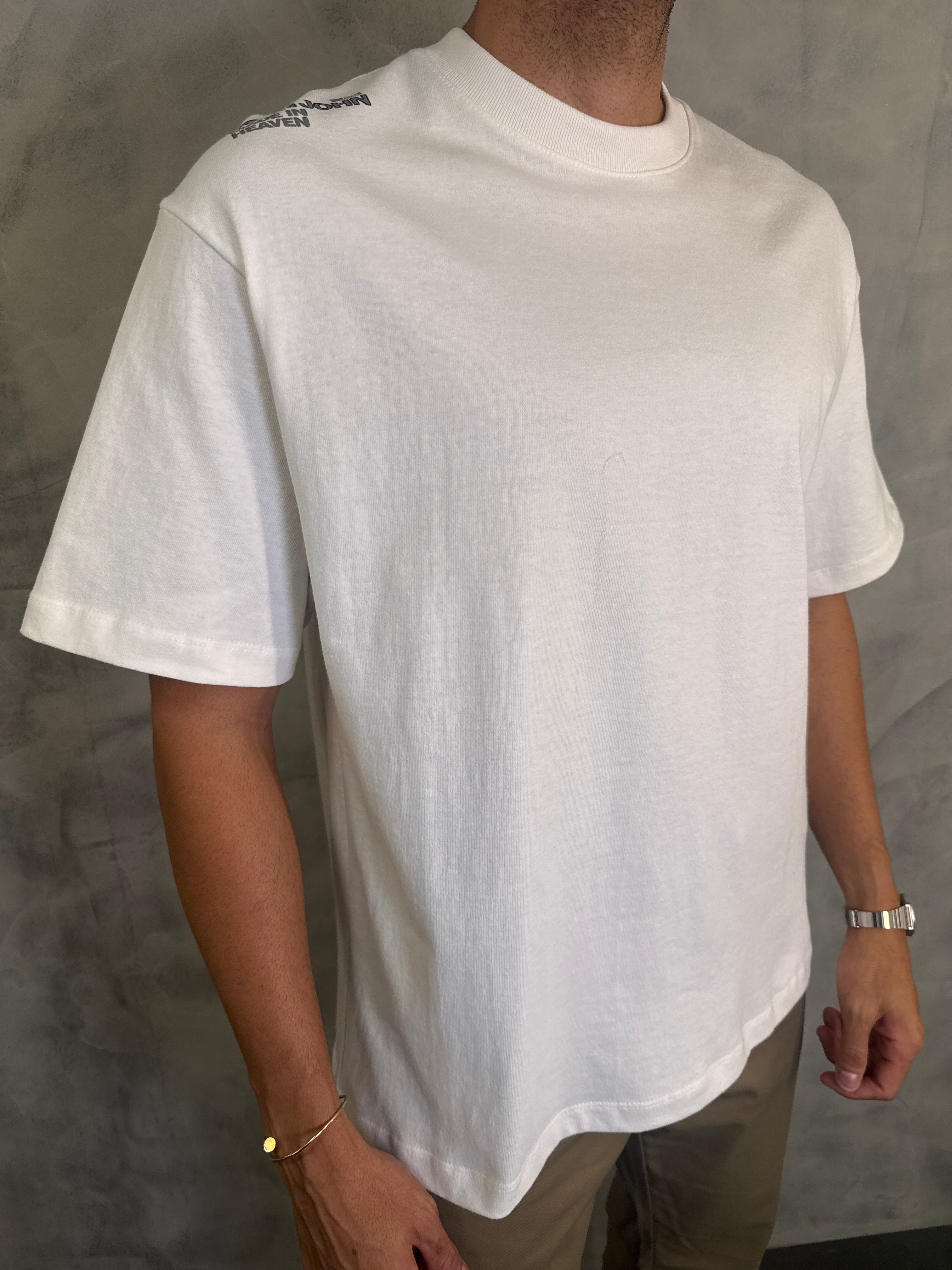 T SHIRT BOX OPTICAL JOHN JOHN OFF WHITE